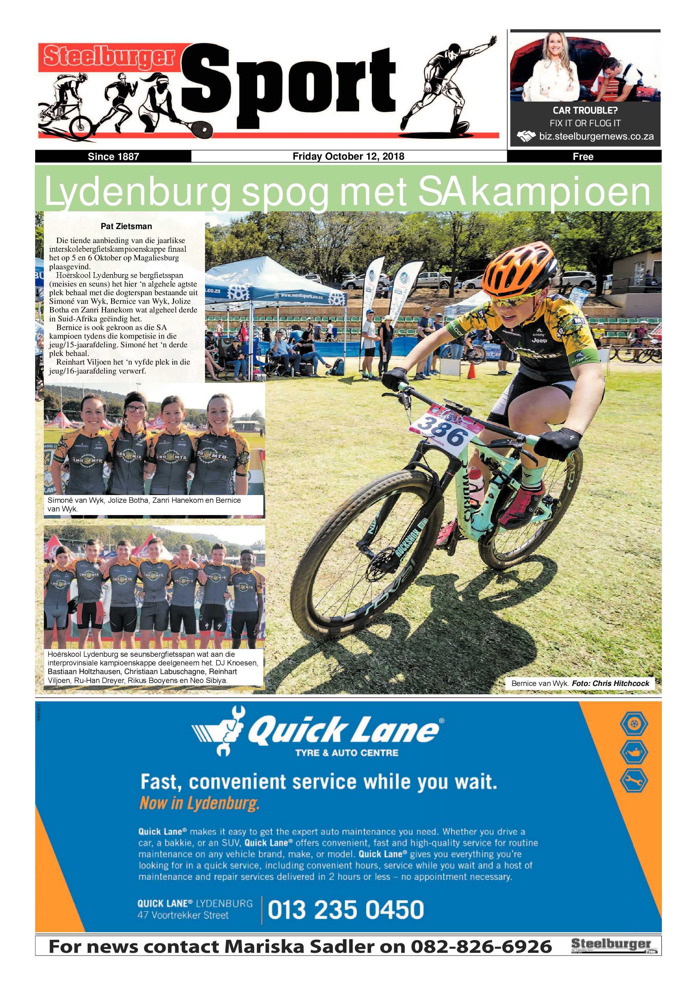Steelburger News 12 October 2018 page 16