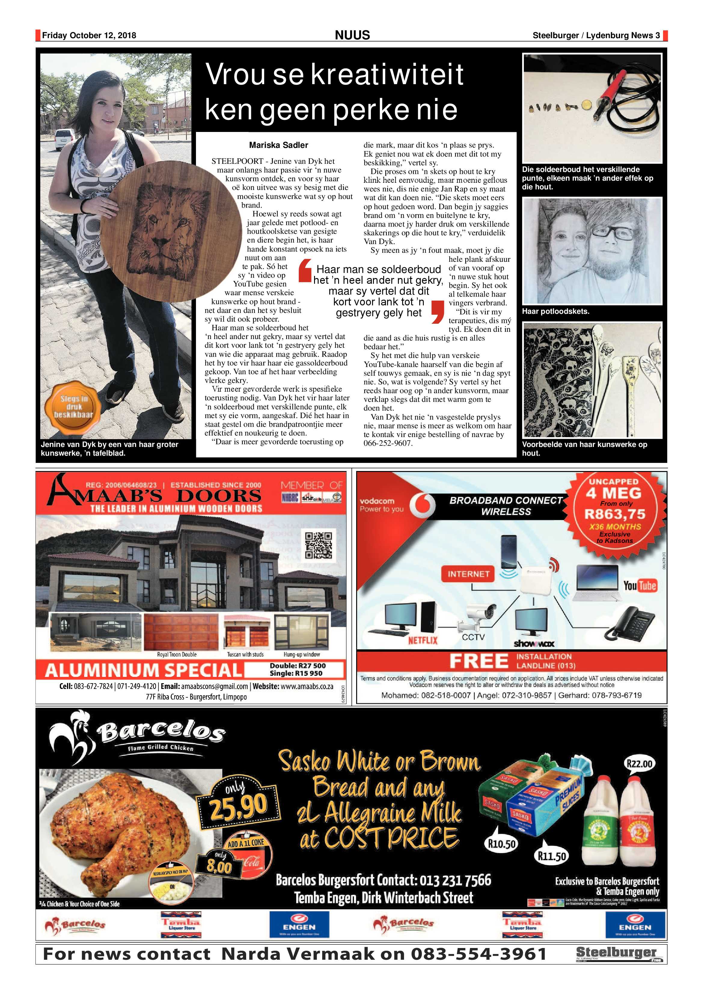 Steelburger News 12 October 2018 page 3