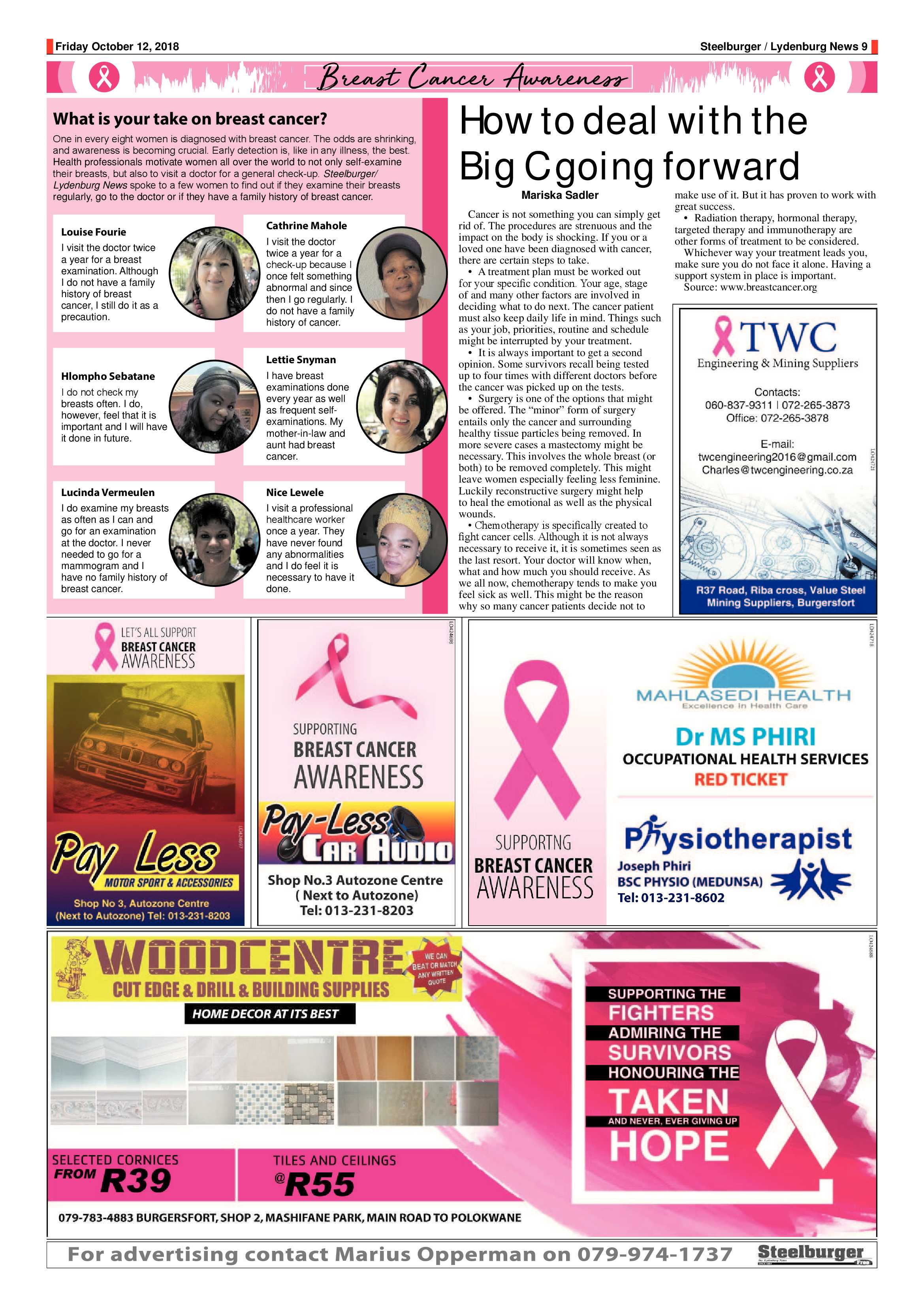 Steelburger News 12 October 2018 page 9