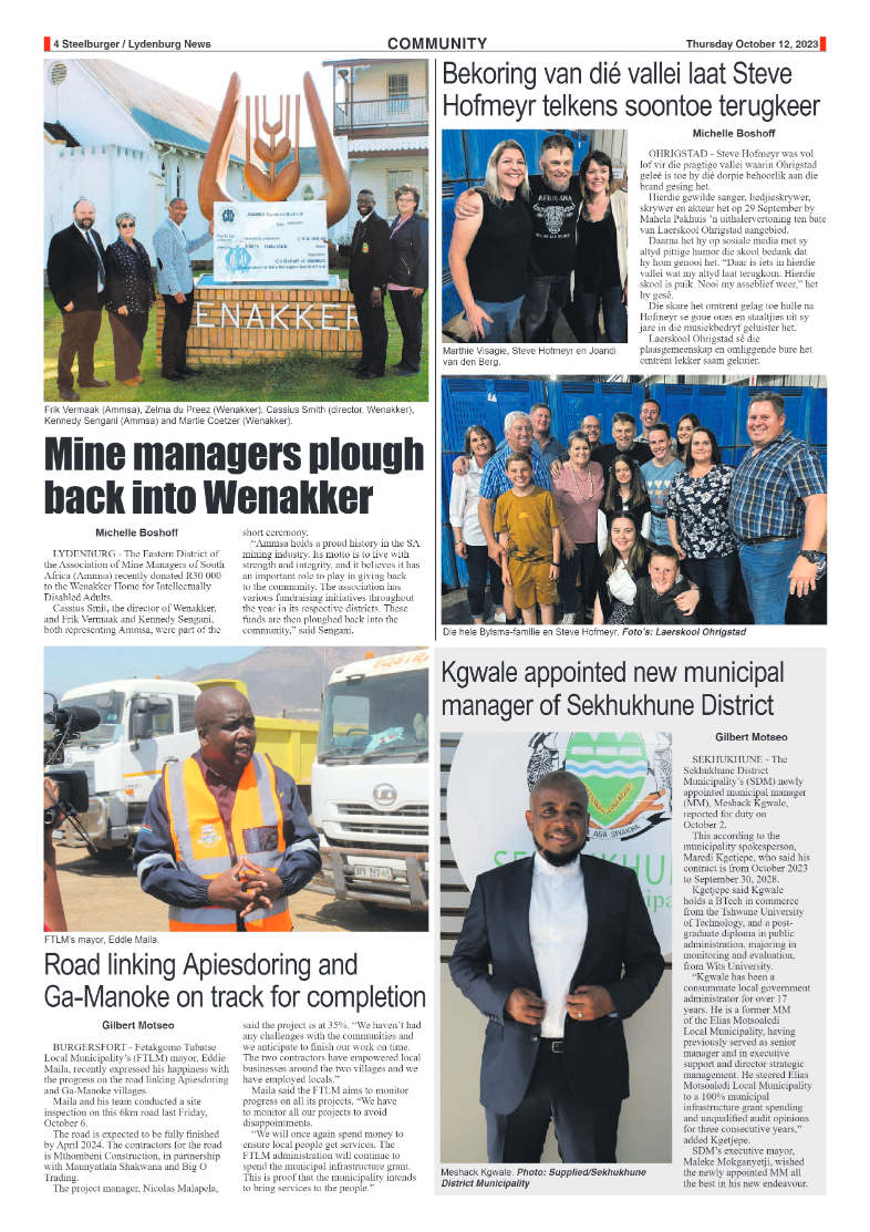 Steelburger News 12 October 2023 page 4