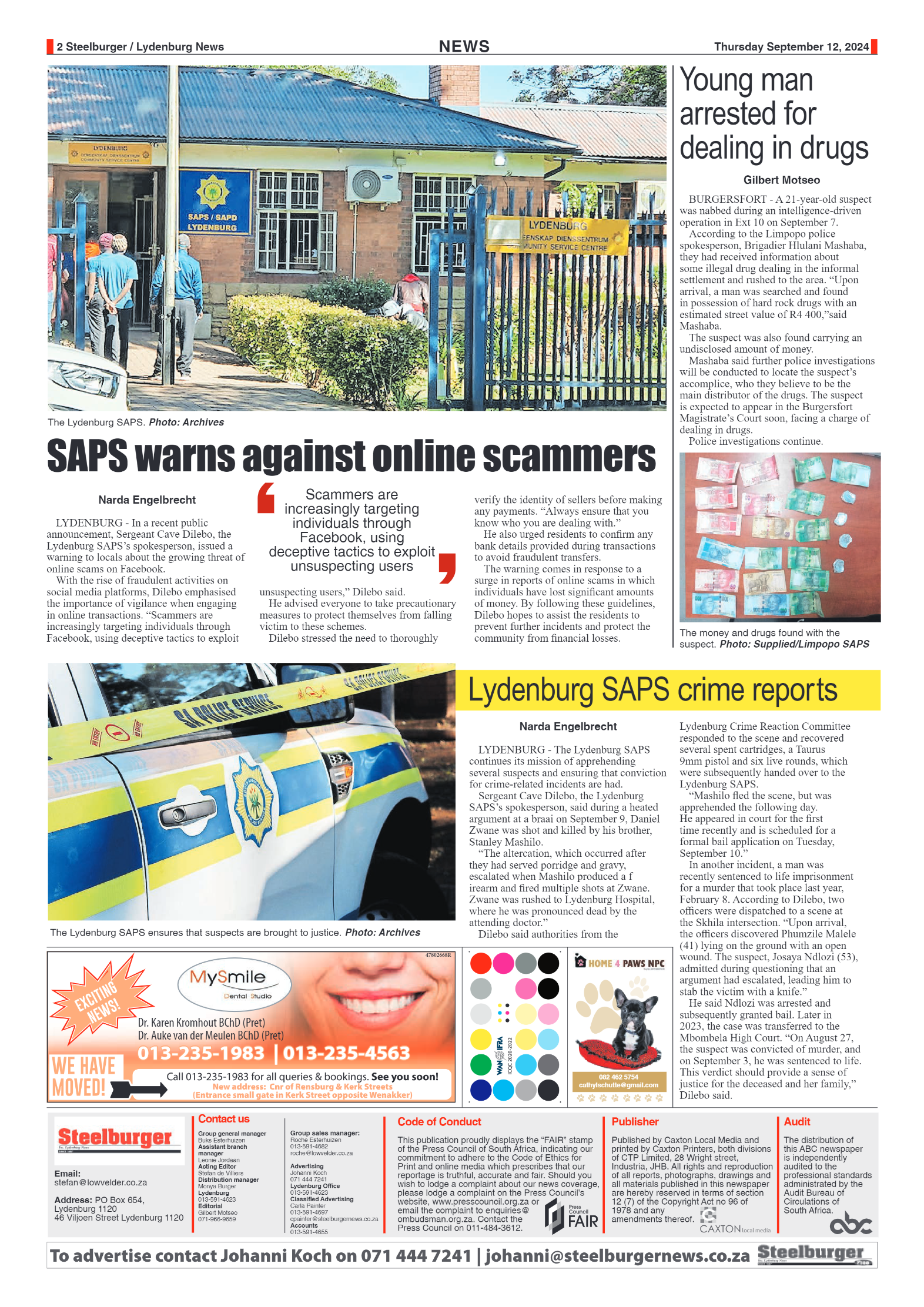 Steelburger News 12 September 2024 page 2