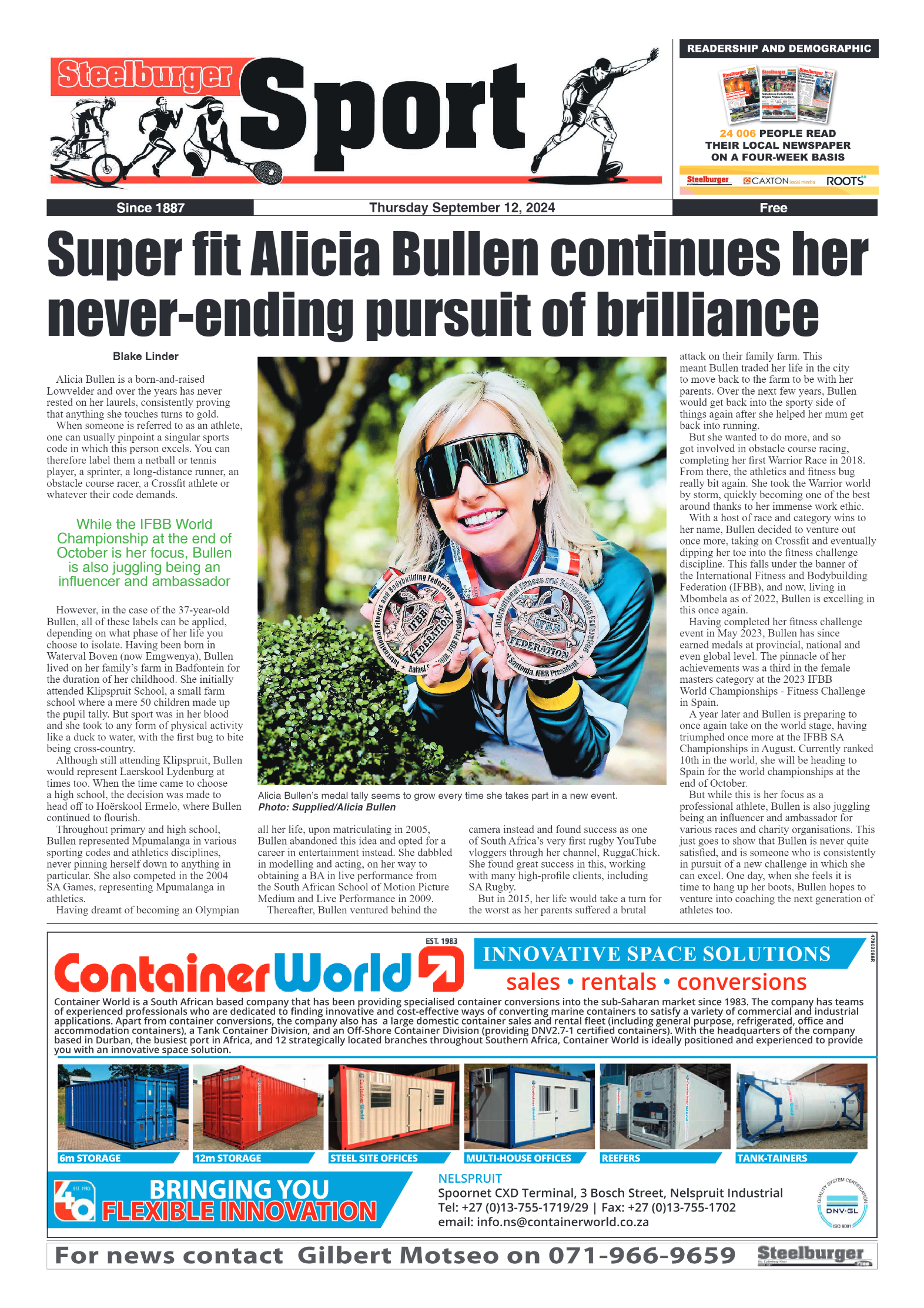 Steelburger News 12 September 2024 page 8