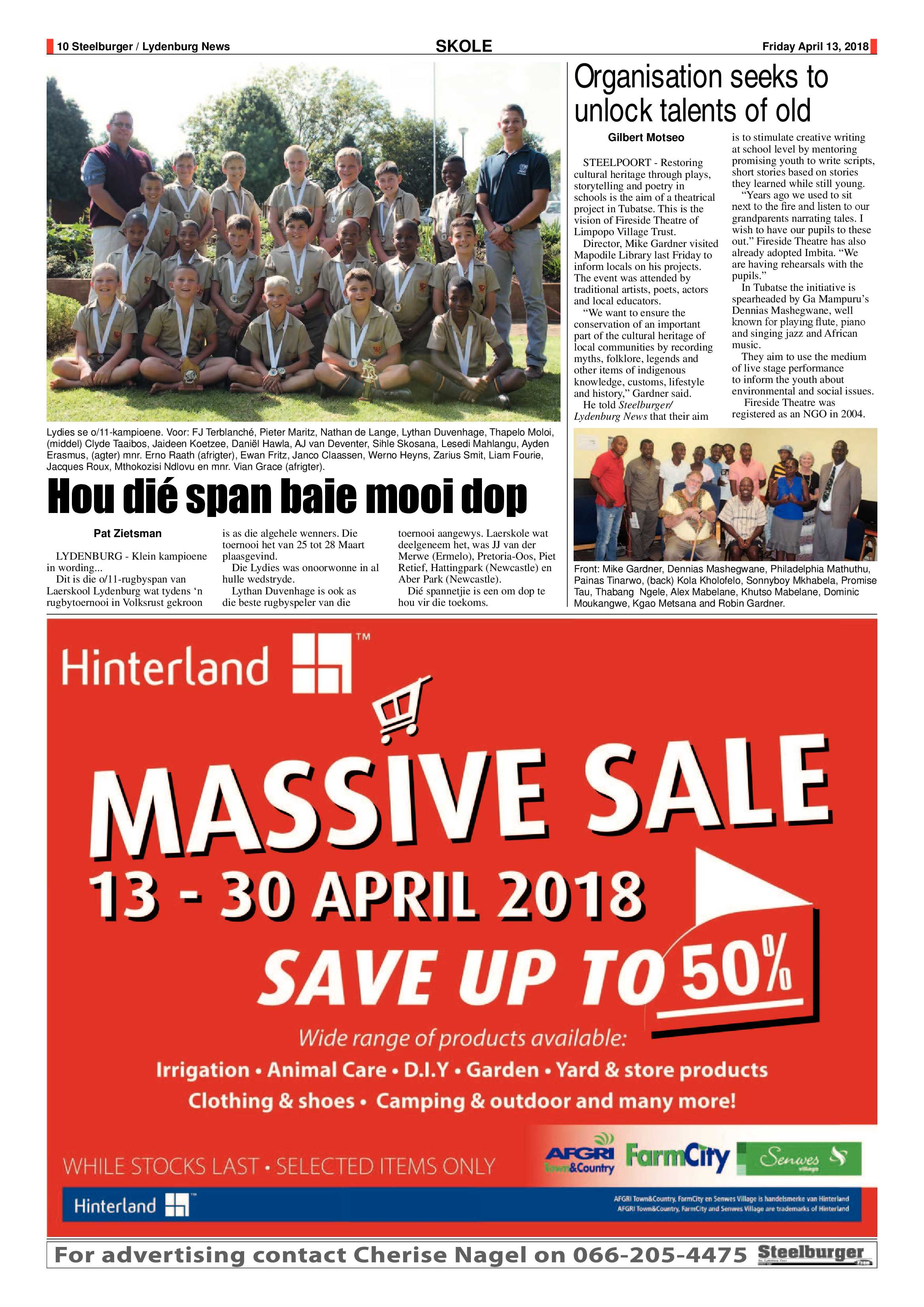 Steelburger News 13 April 2018 page 10