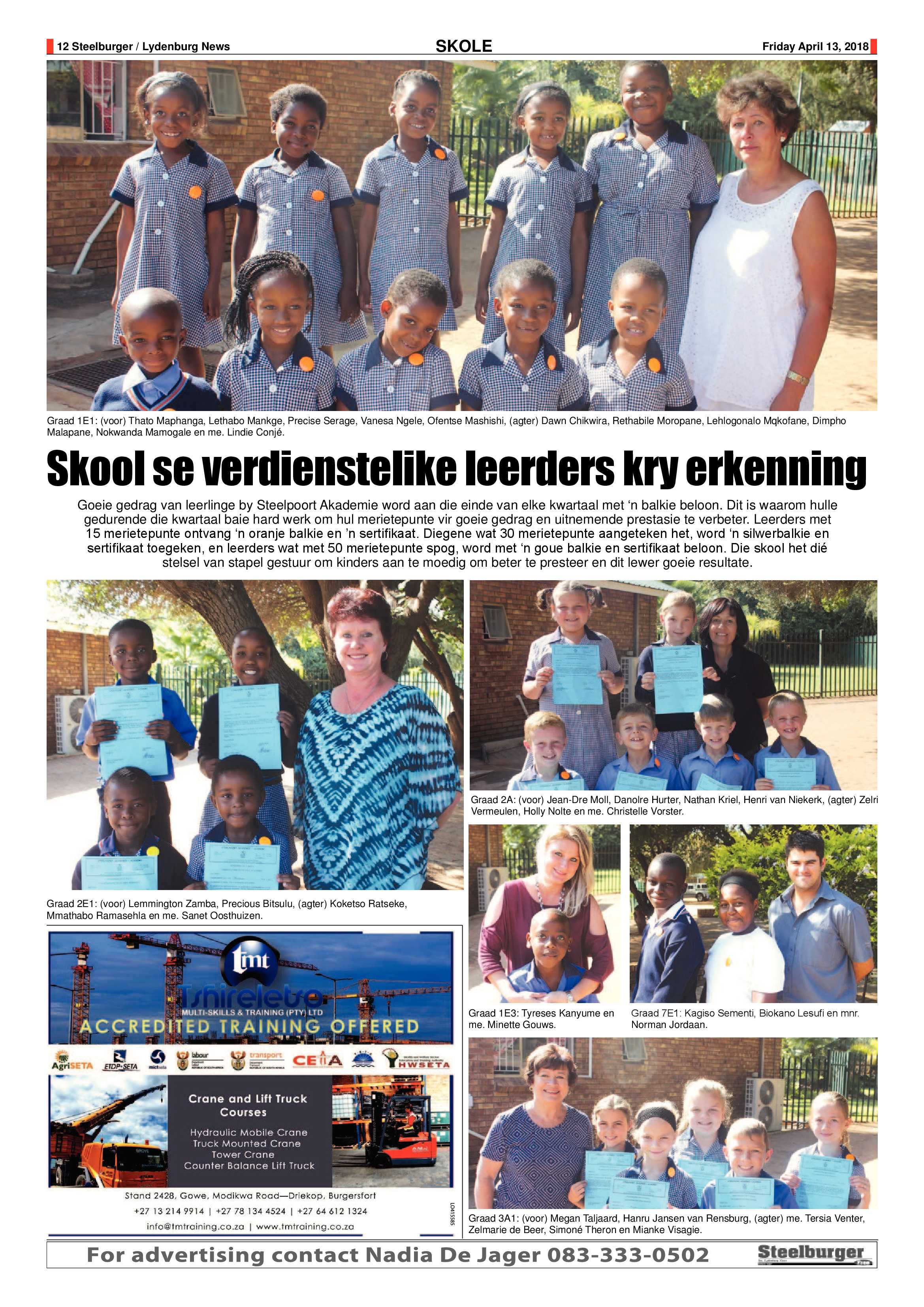 Steelburger News 13 April 2018 page 12