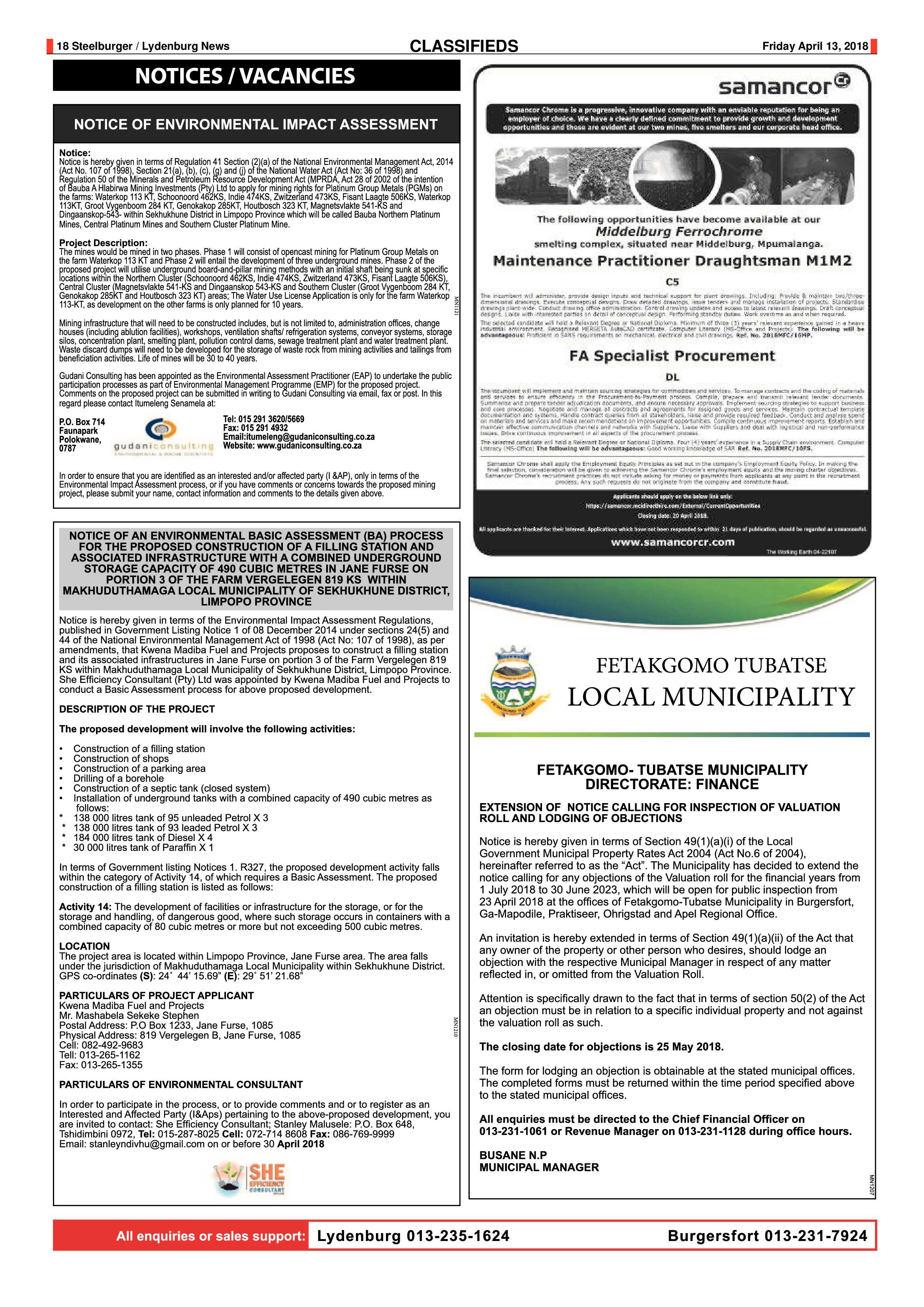 Steelburger News 13 April 2018 page 18