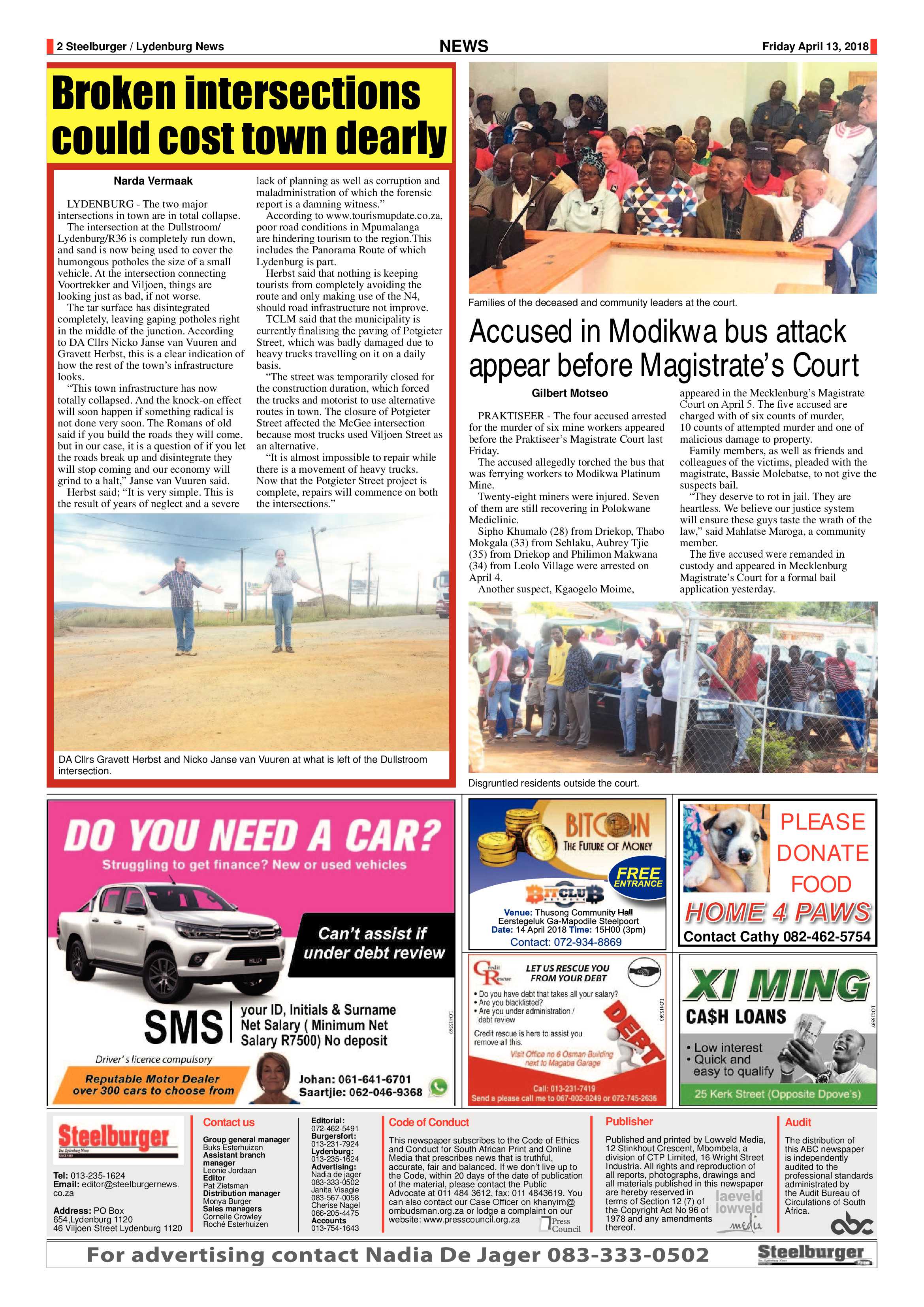 Steelburger News 13 April 2018 page 2
