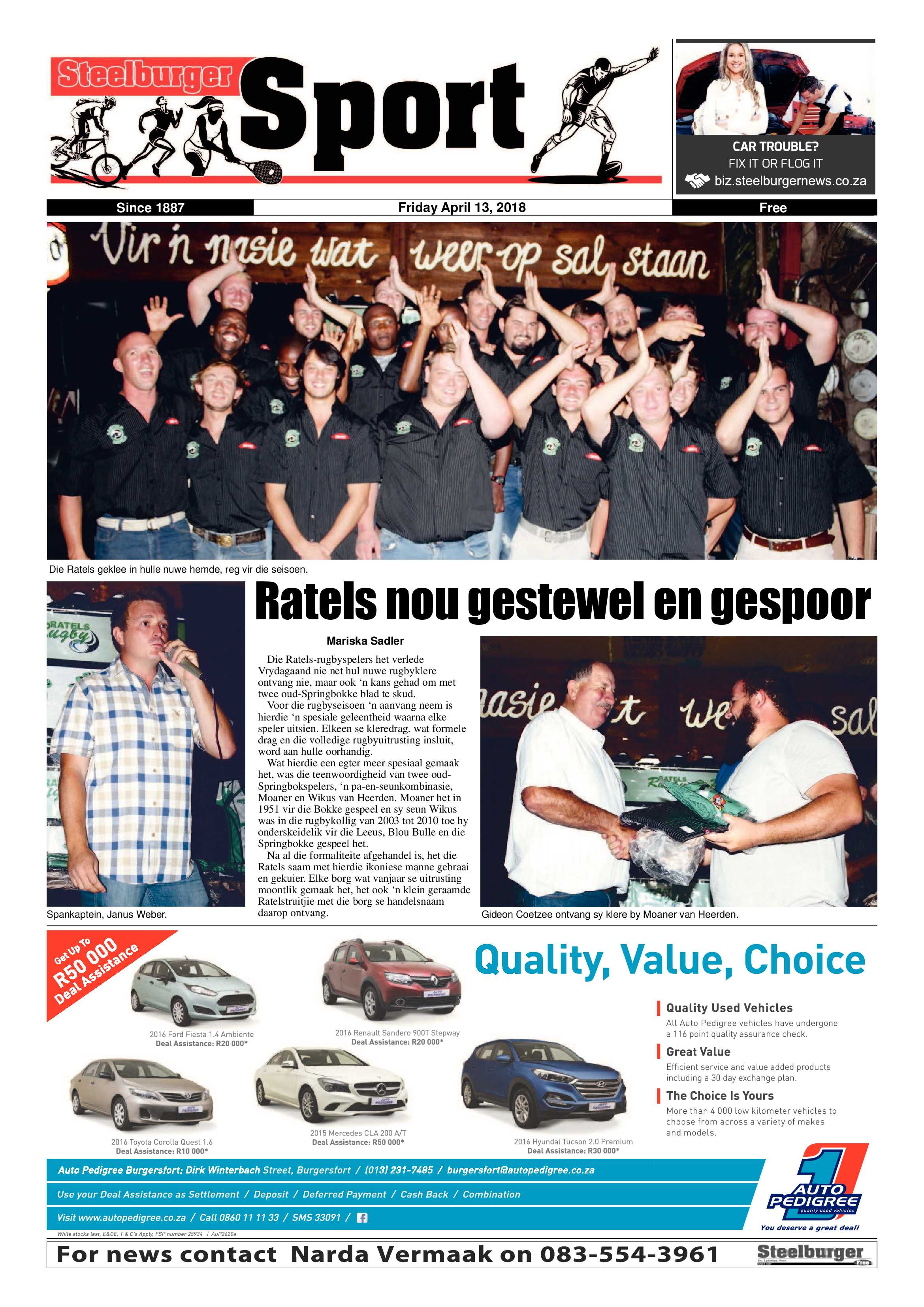 Steelburger News 13 April 2018 page 20