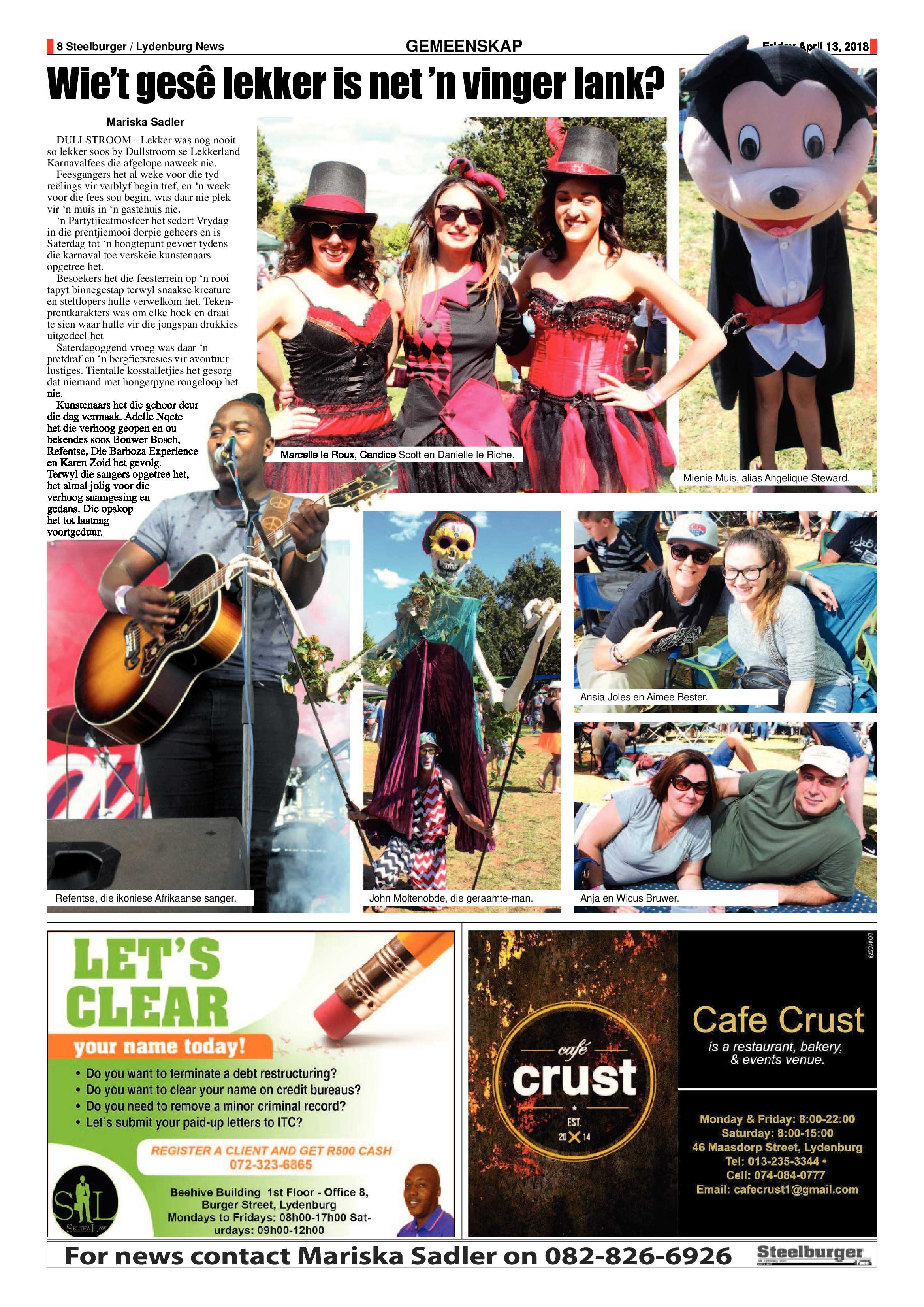 Steelburger News 13 April 2018 page 8