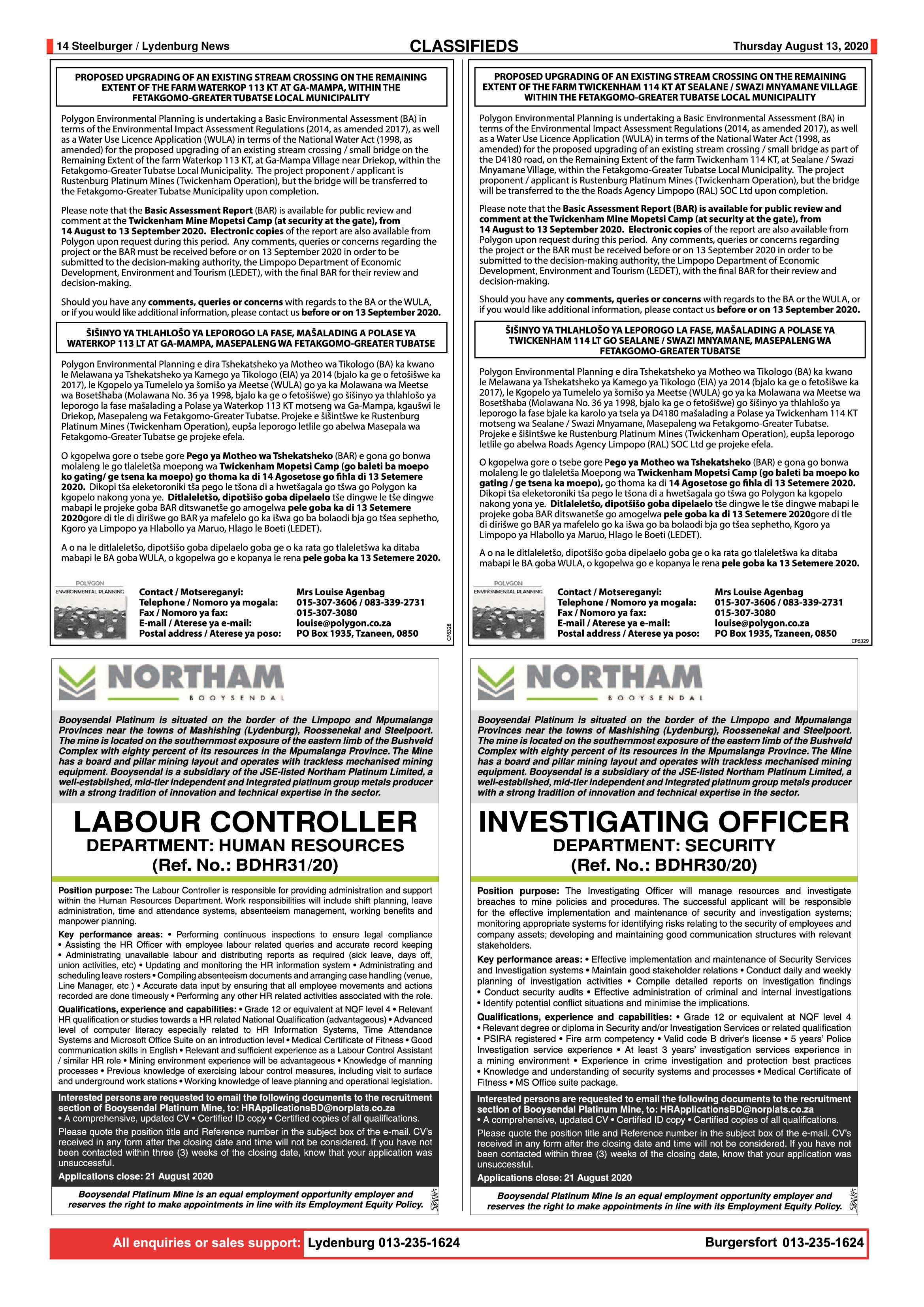 Steelburger News 13 August 2020 page 14