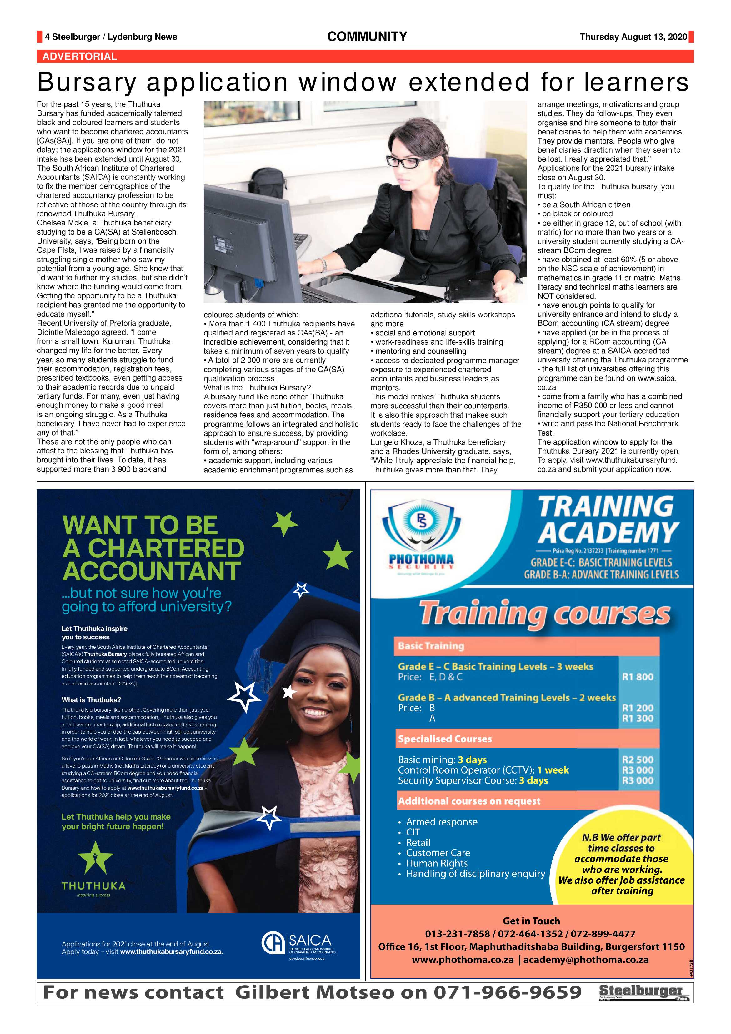 Steelburger News 13 August 2020 page 4