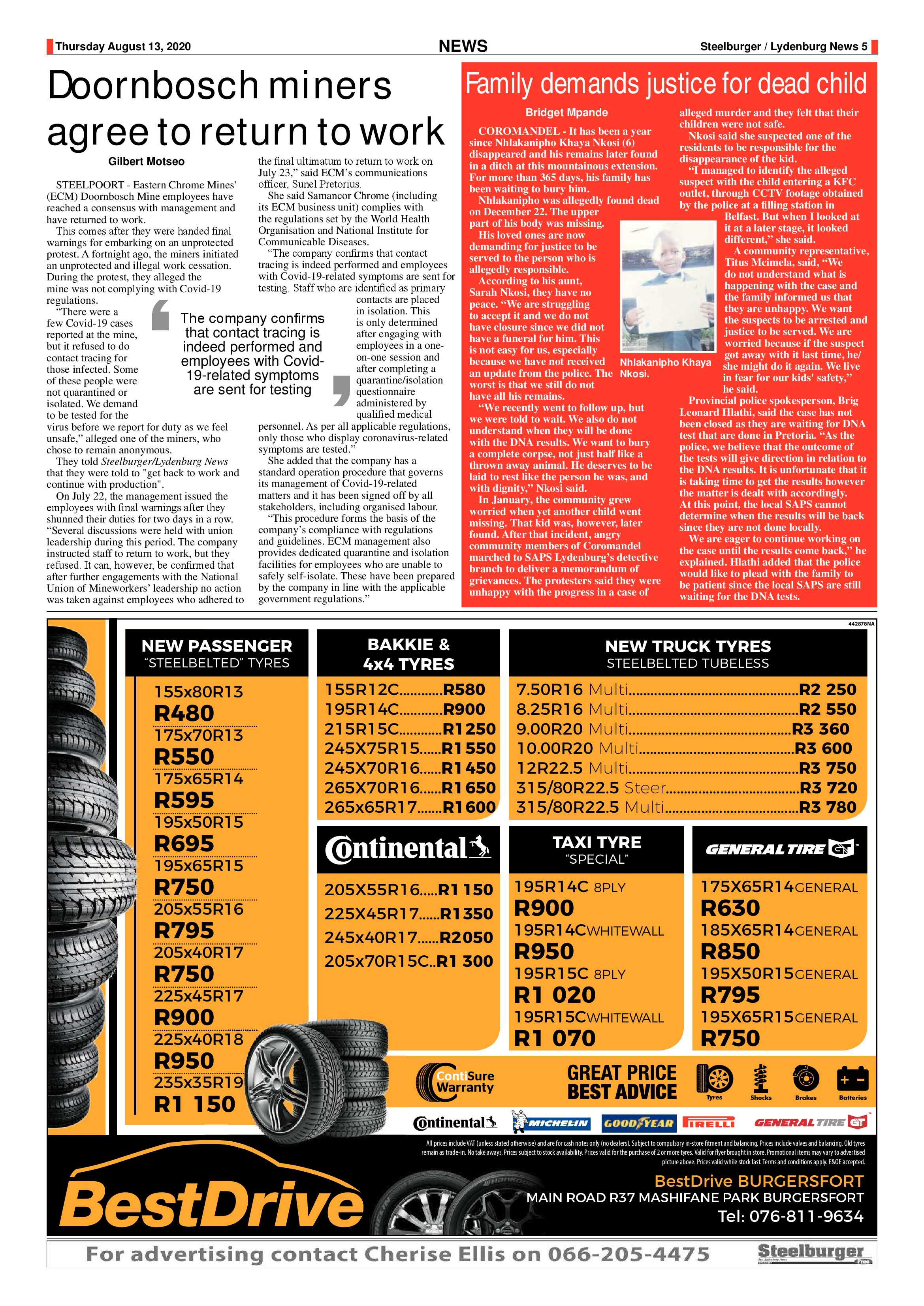 Steelburger News 13 August 2020 page 5
