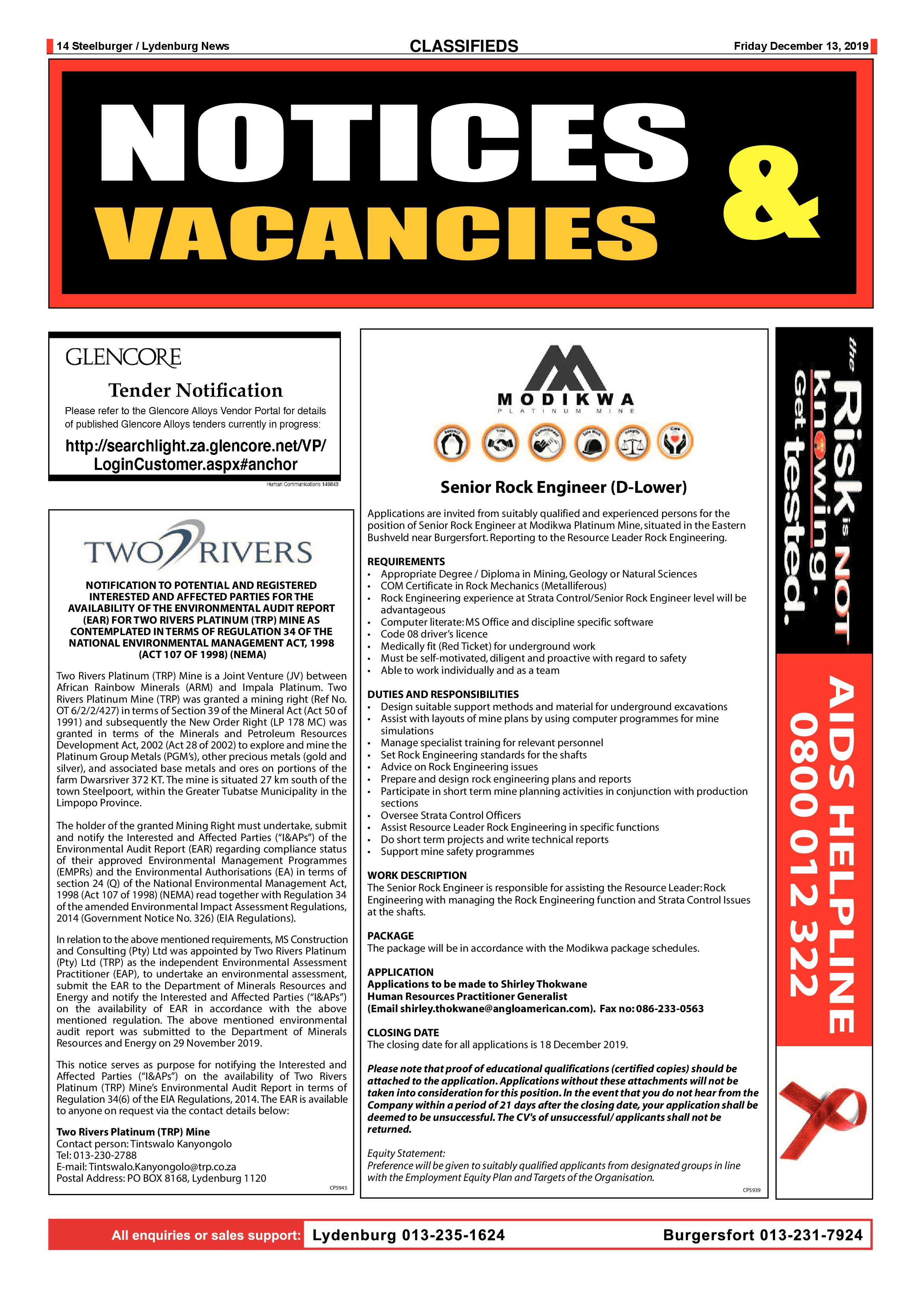 Steelburger News 13 December 2019 page 14
