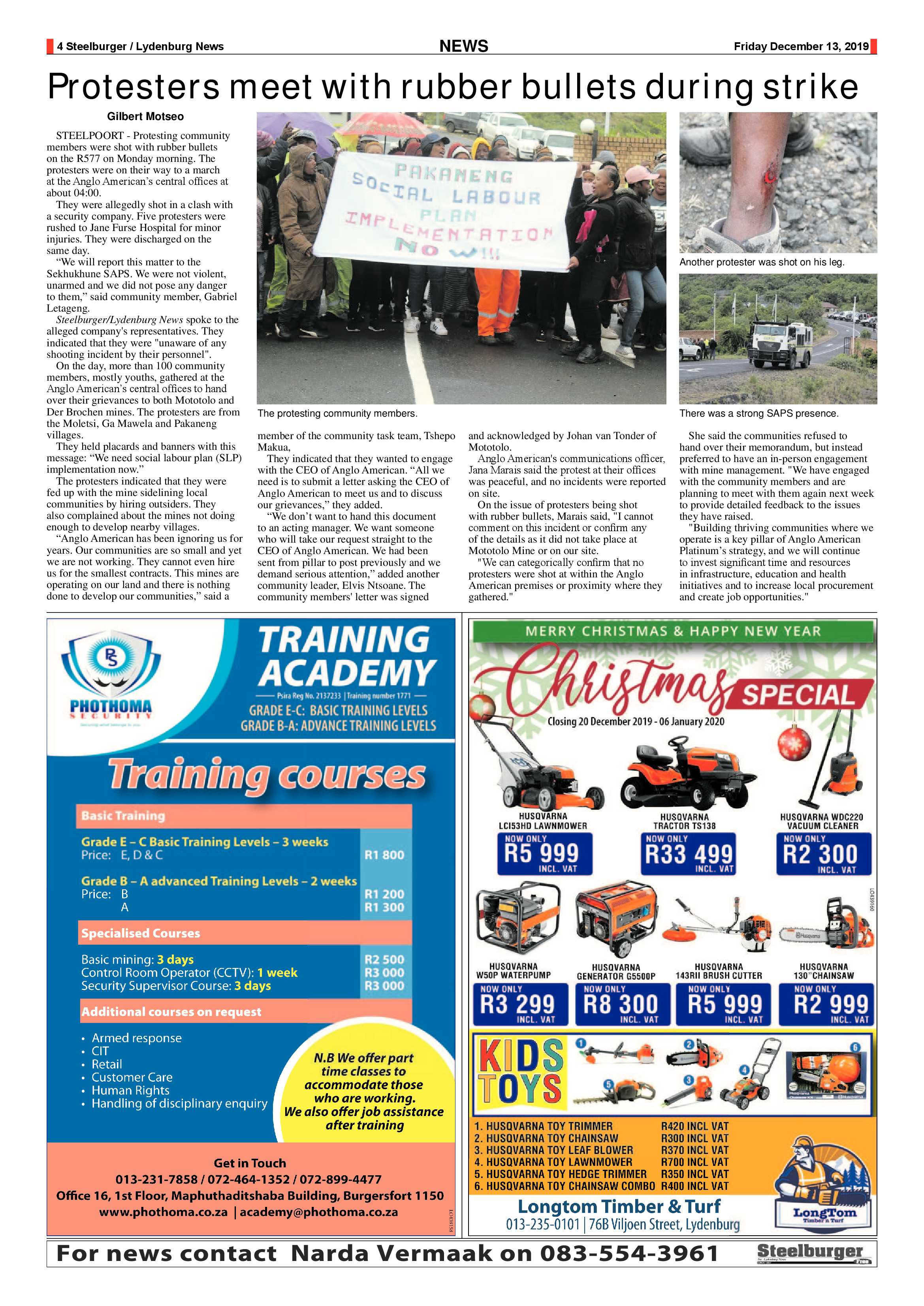Steelburger News 13 December 2019 page 4
