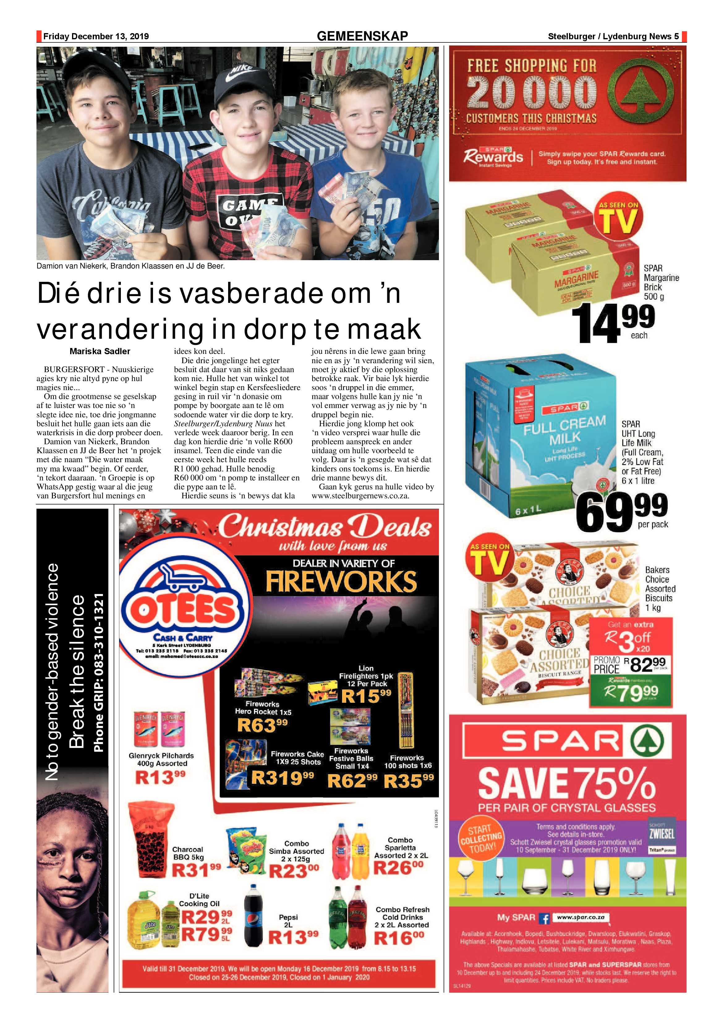 Steelburger News 13 December 2019 page 5