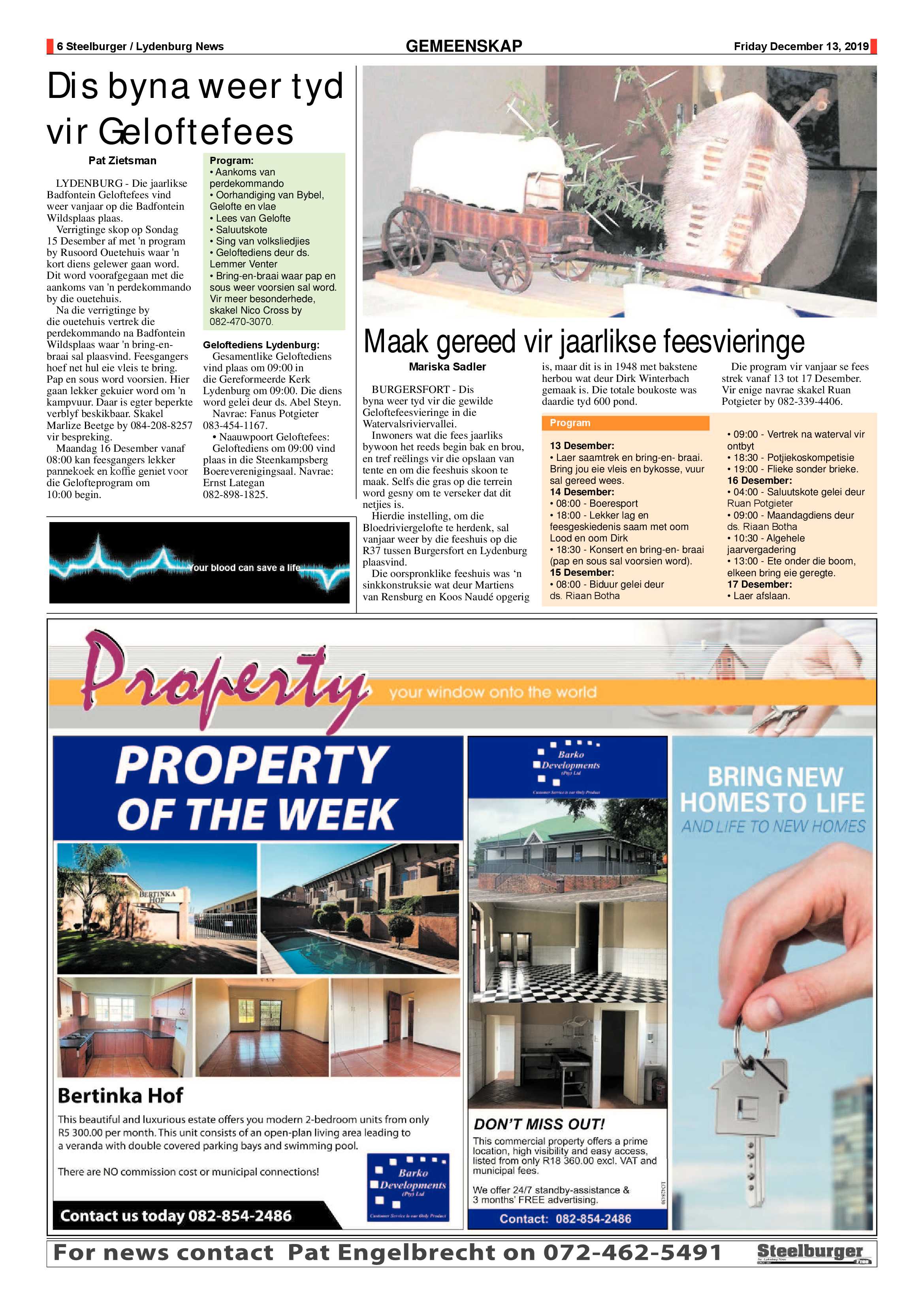Steelburger News 13 December 2019 page 6
