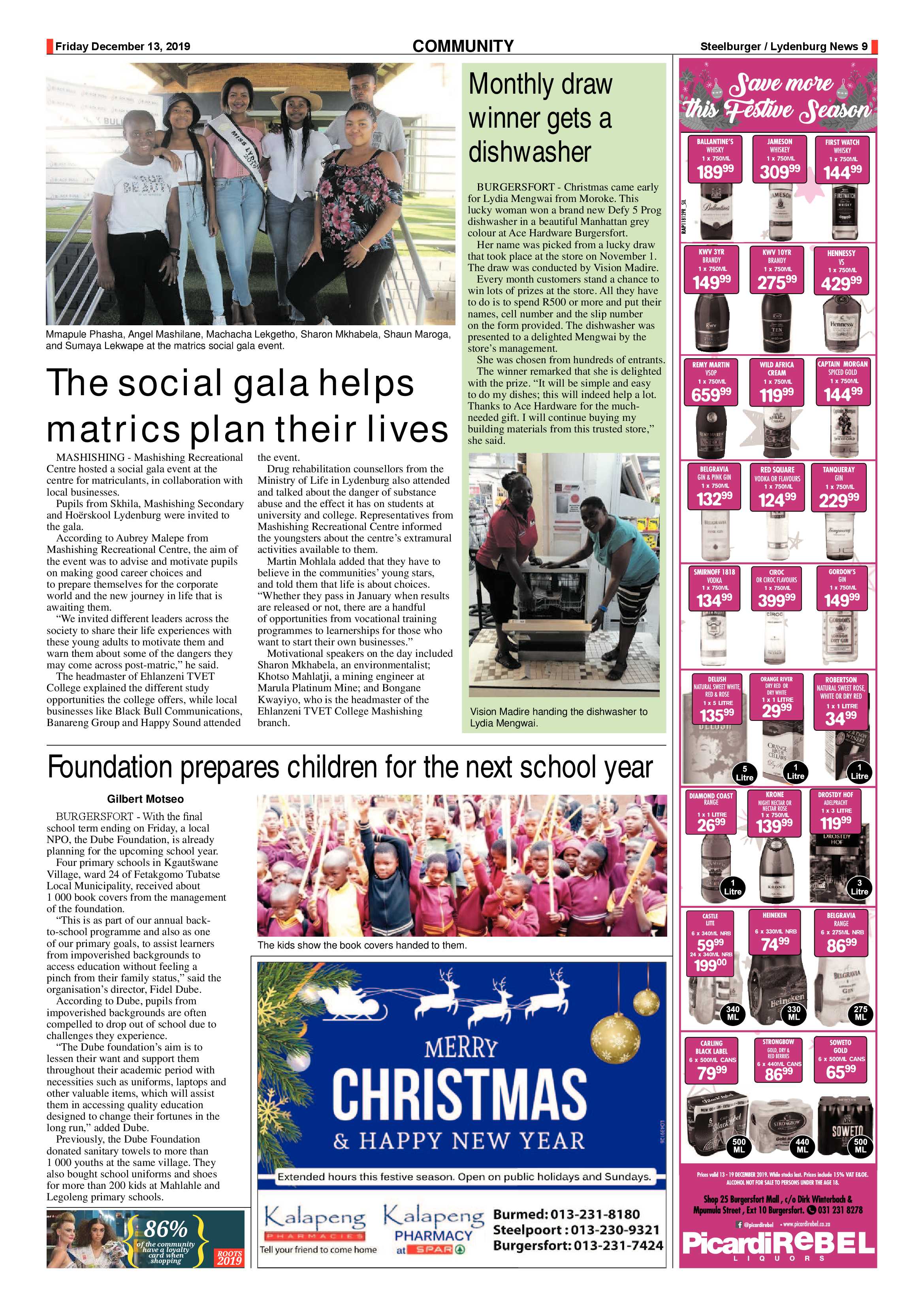 Steelburger News 13 December 2019 page 9