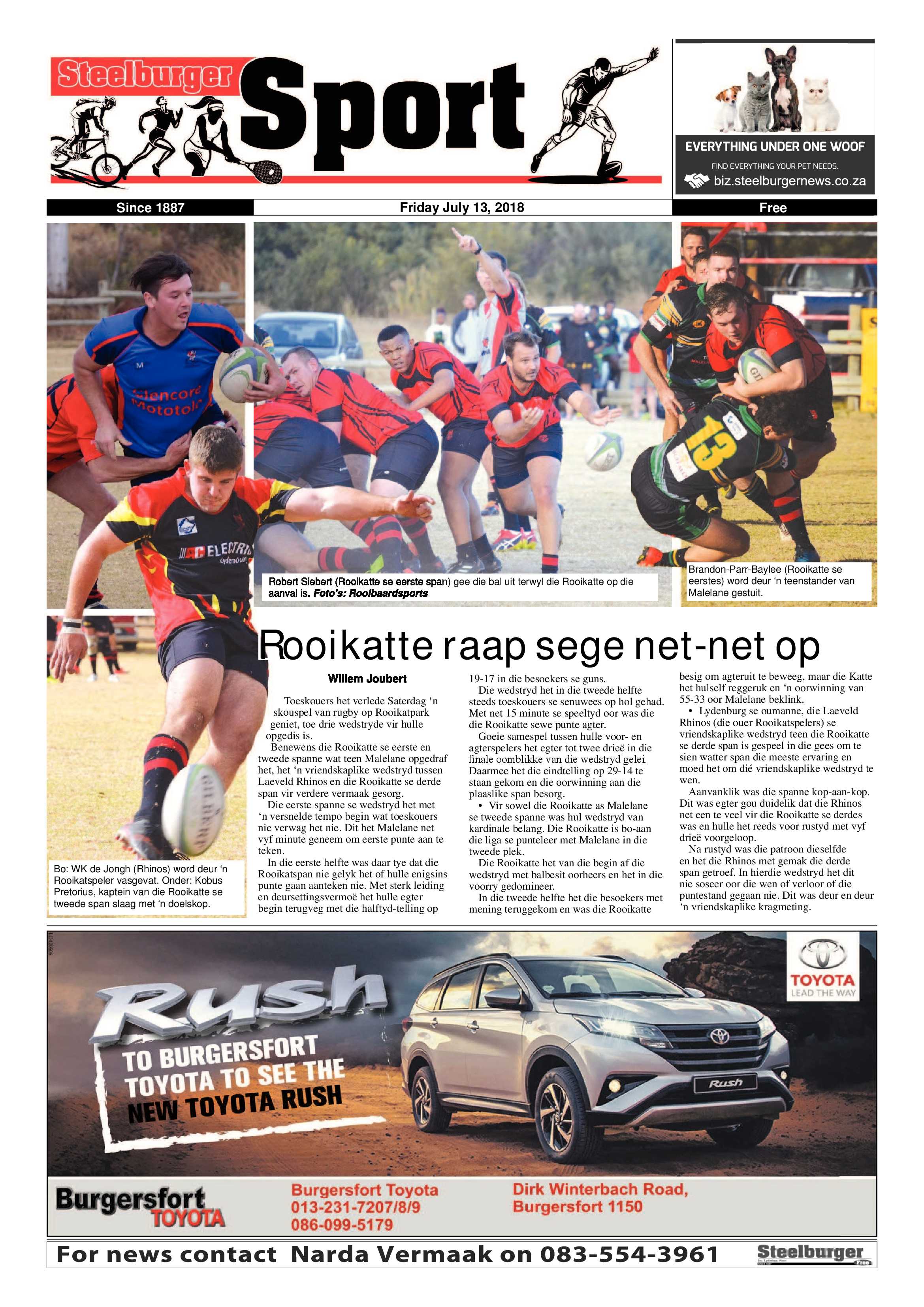 Steelburger News 13 July 2018 page 20