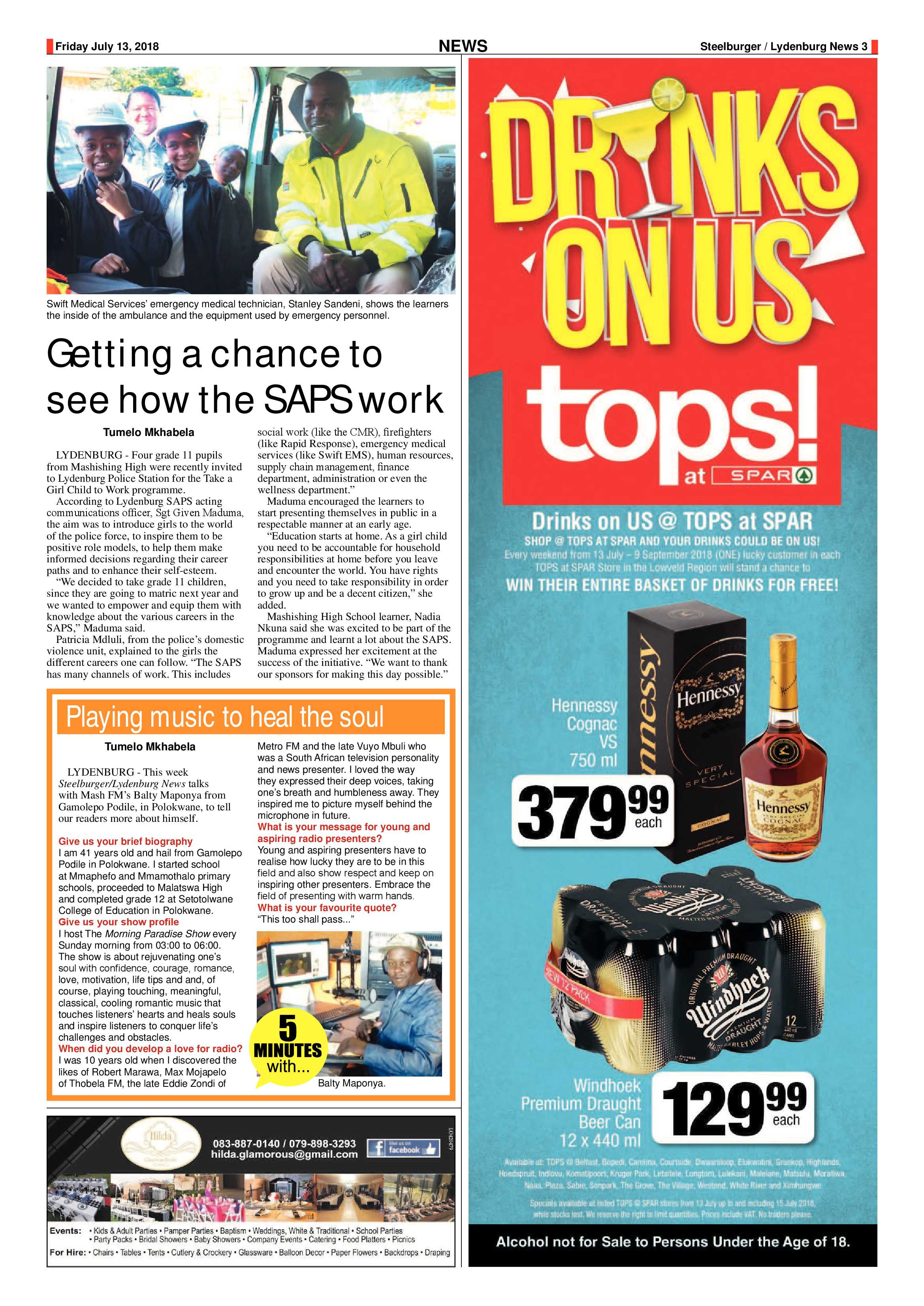 Steelburger News 13 July 2018 page 3