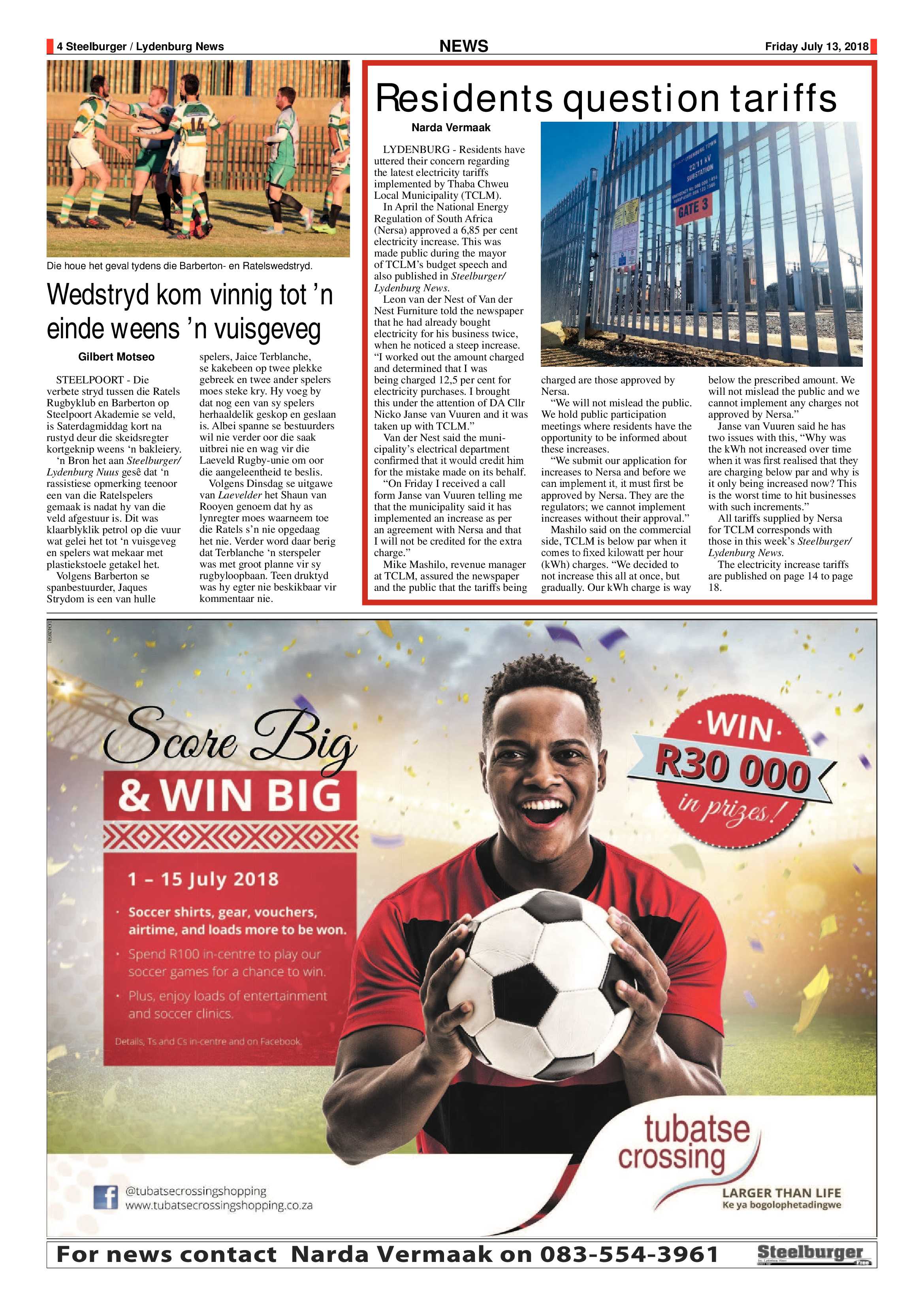Steelburger News 13 July 2018 page 4