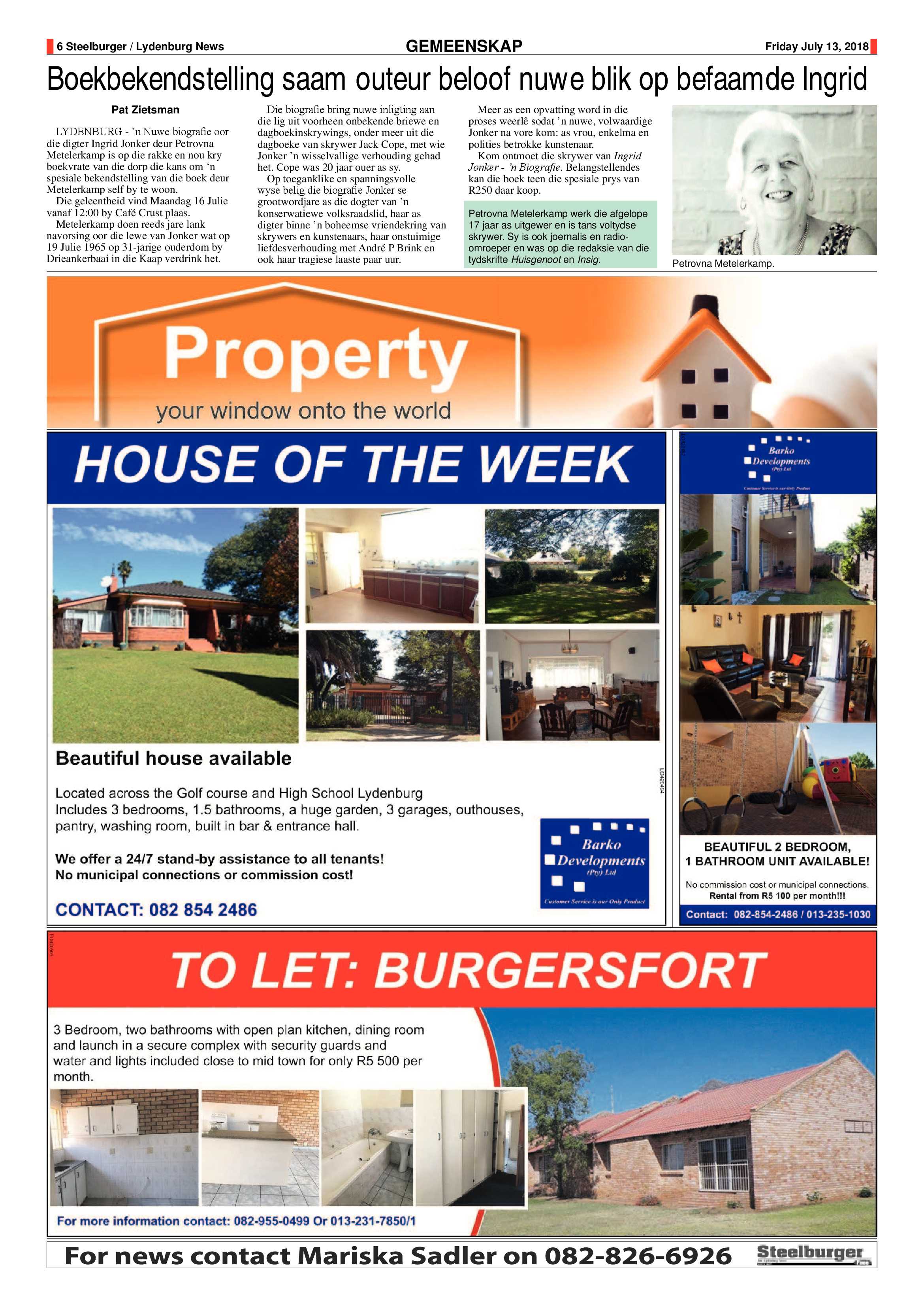 Steelburger News 13 July 2018 page 6
