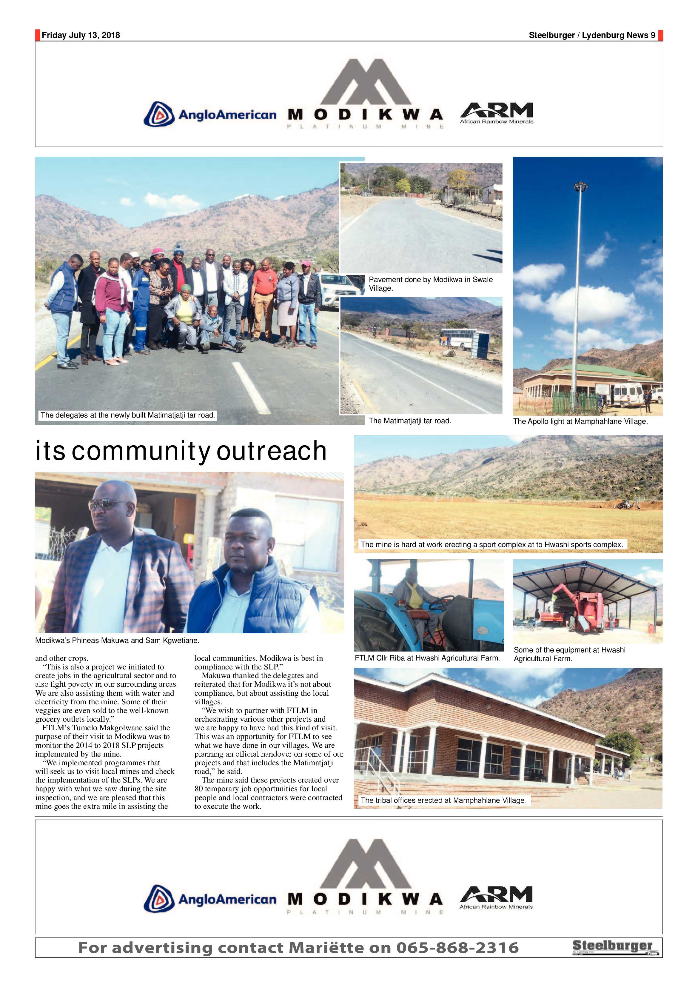 Steelburger News 13 July 2018 page 9