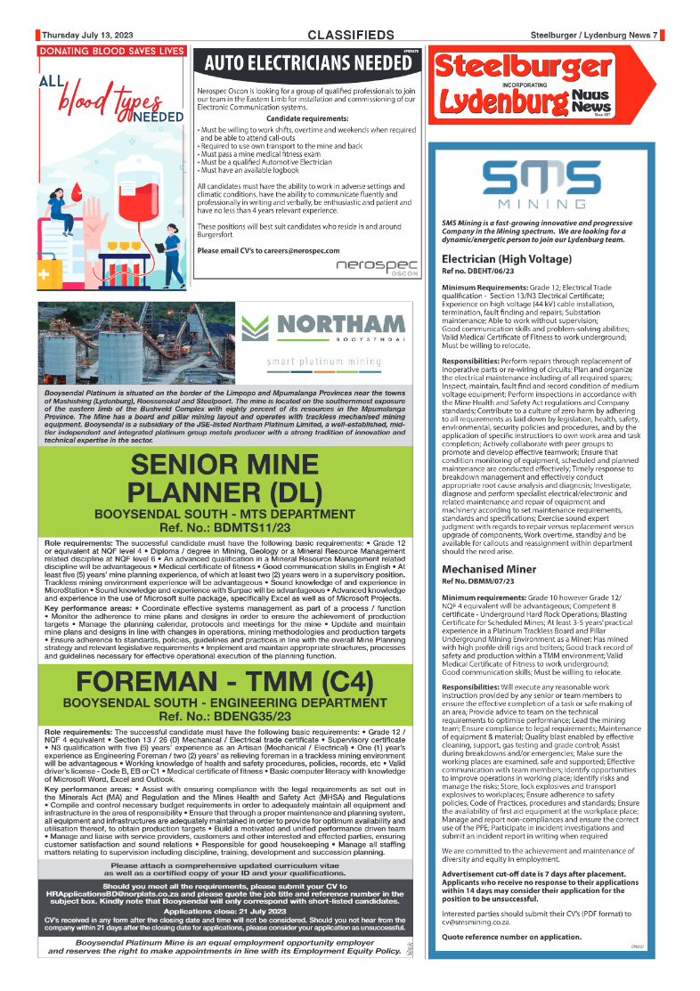 Steelburger News 13 July 2023 page 7