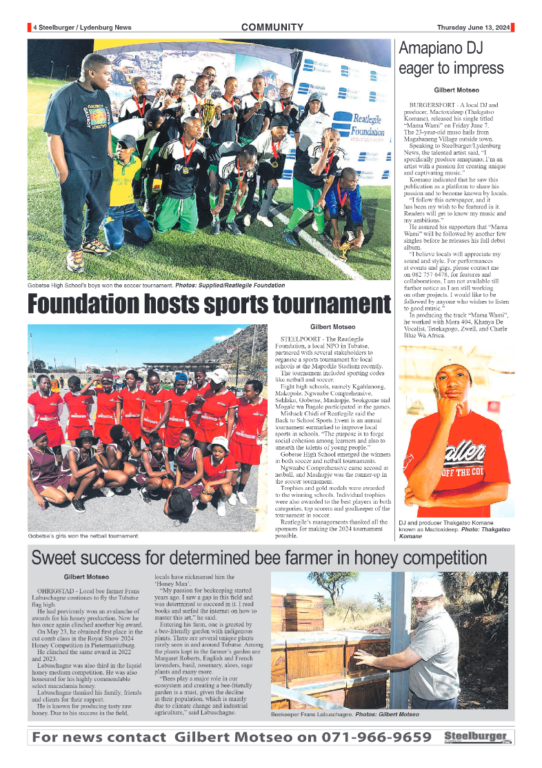 Steelburger News 13 June 2024 page 4