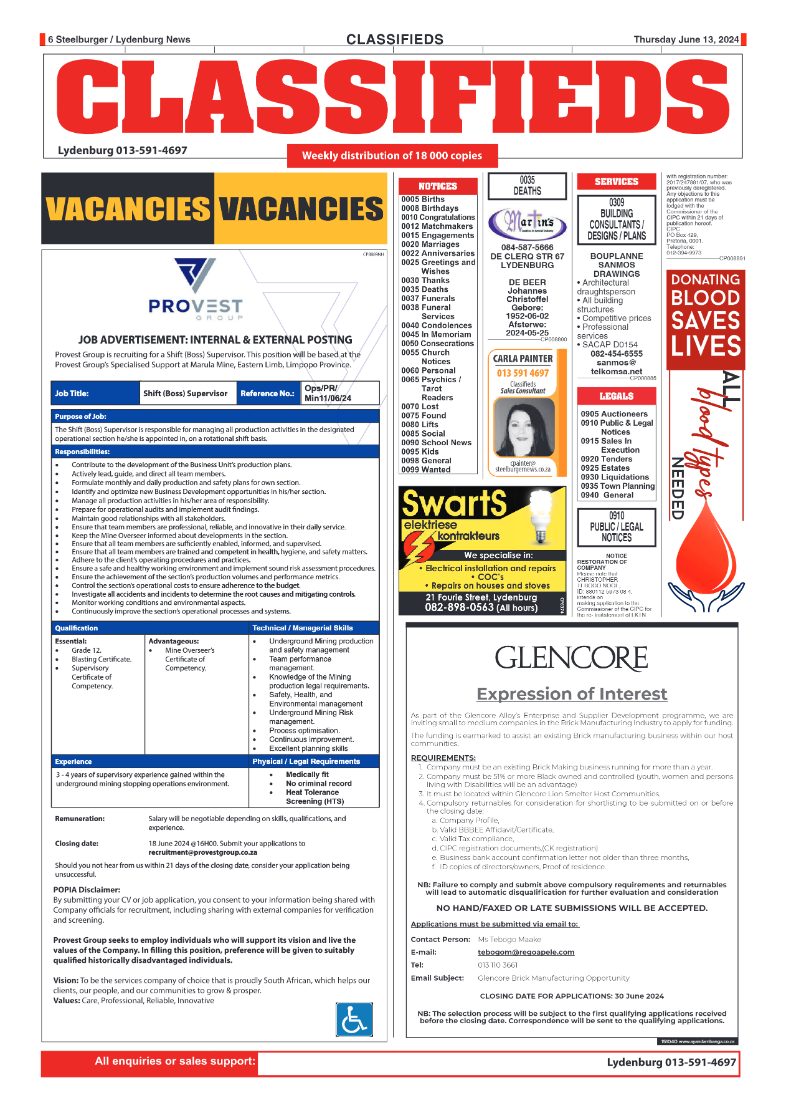 Steelburger News 13 June 2024 page 6