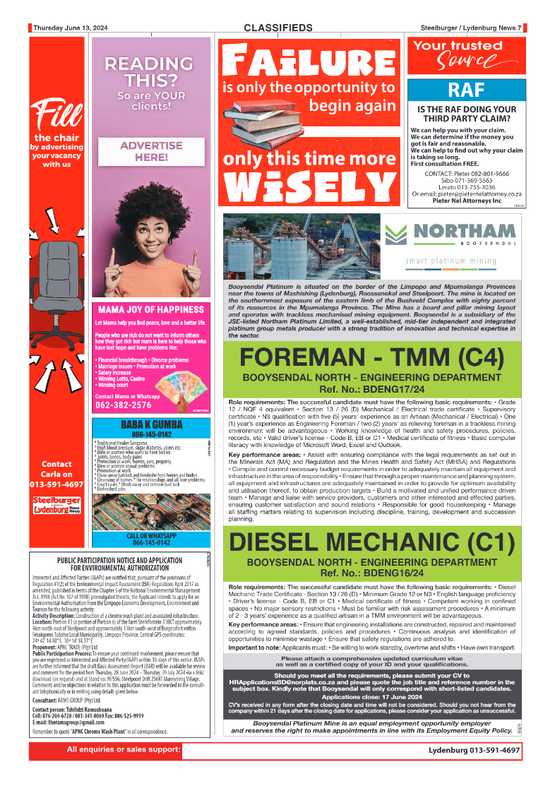 Steelburger News 13 June 2024 page 7