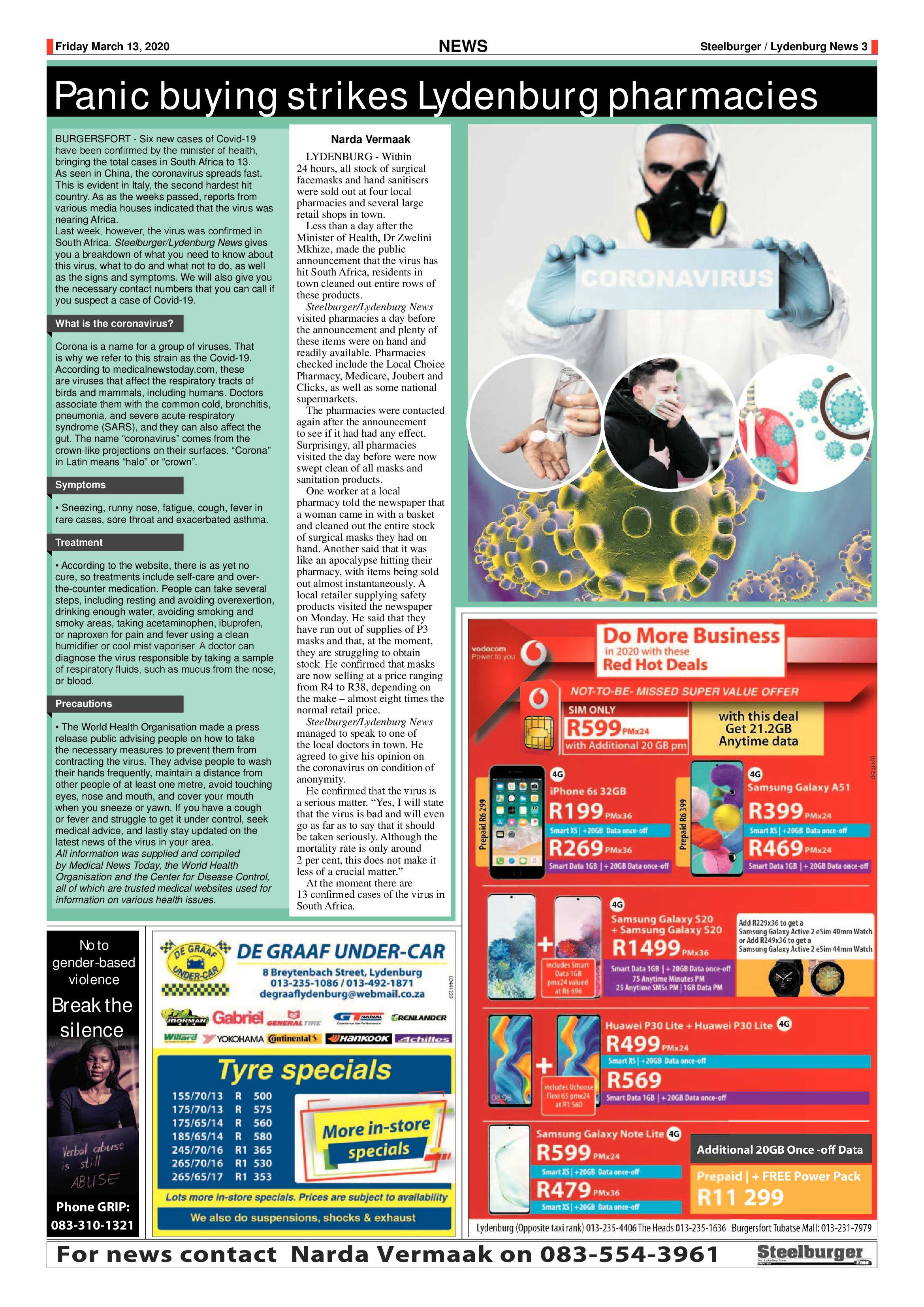 Steelburger News 13 March 2020 page 3
