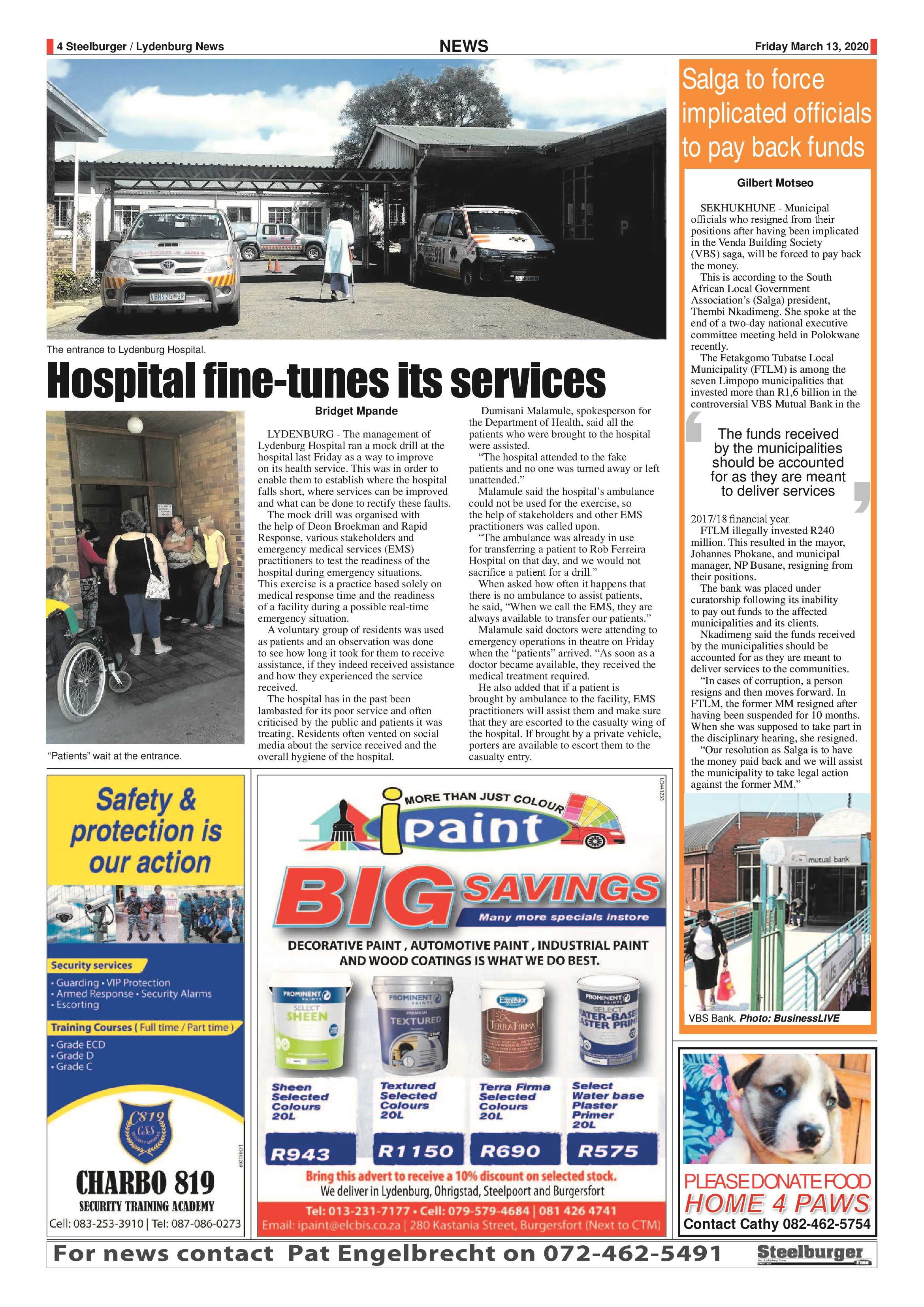 Steelburger News 13 March 2020 page 4