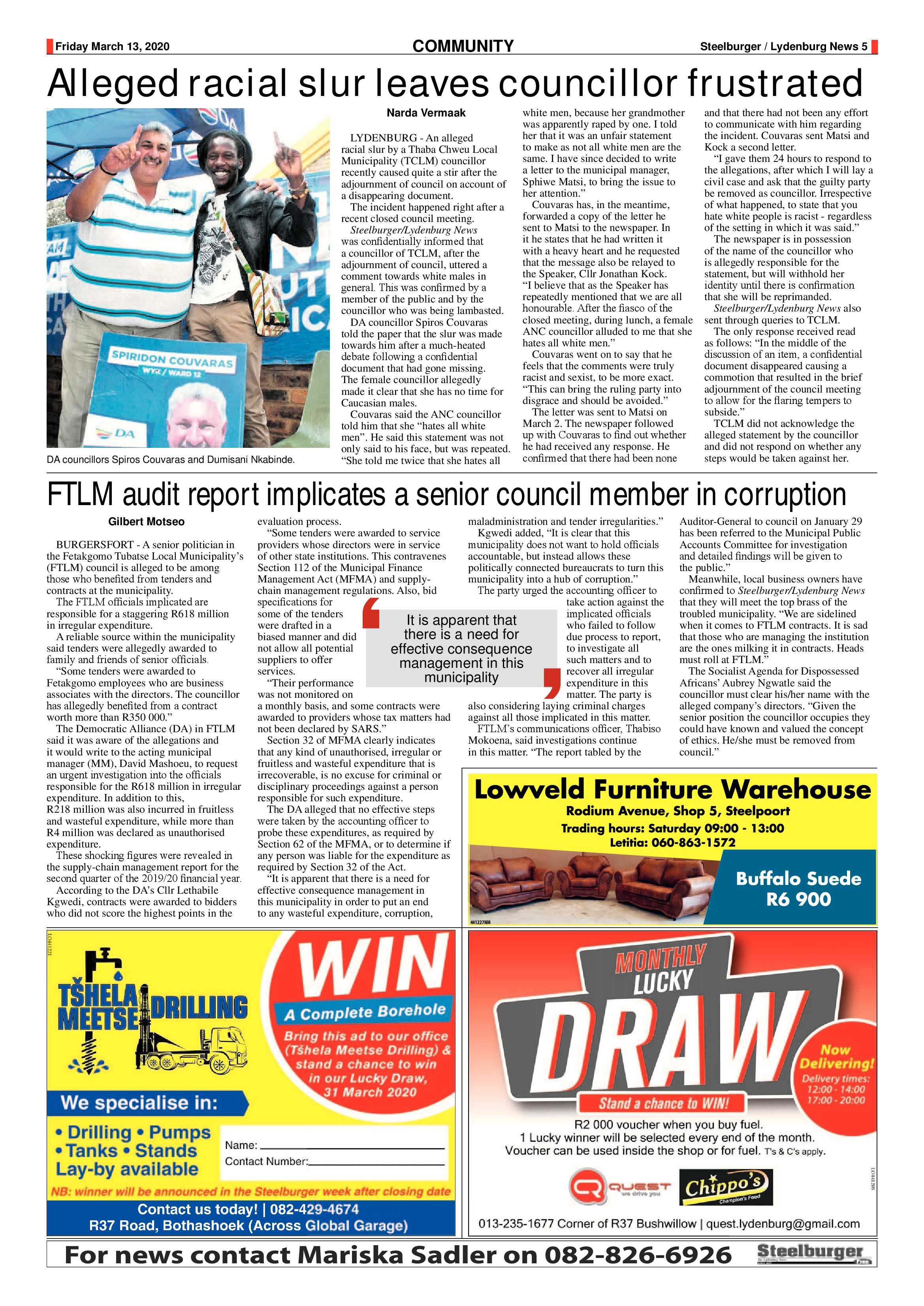 Steelburger News 13 March 2020 page 5