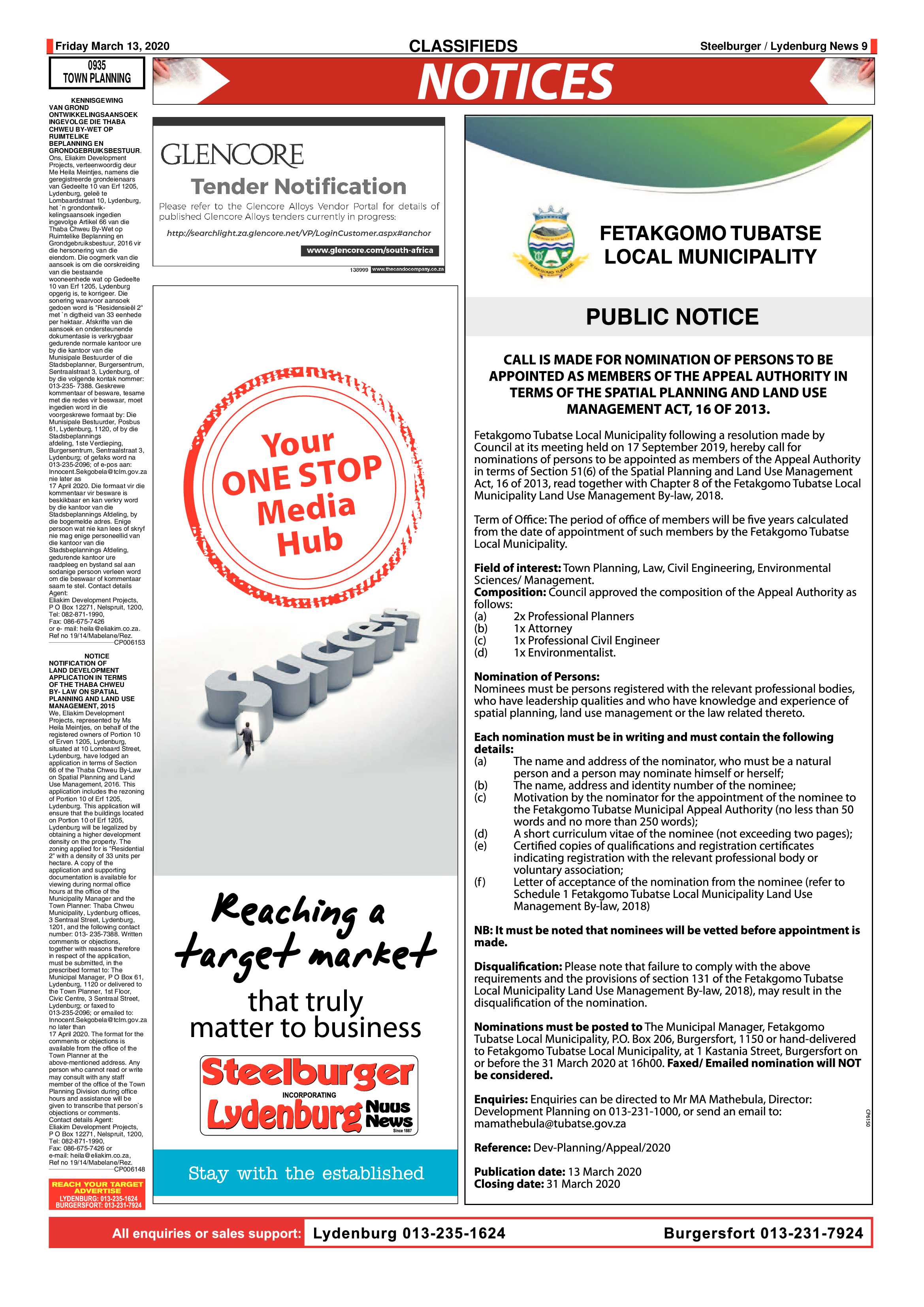 Steelburger News 13 March 2020 page 9