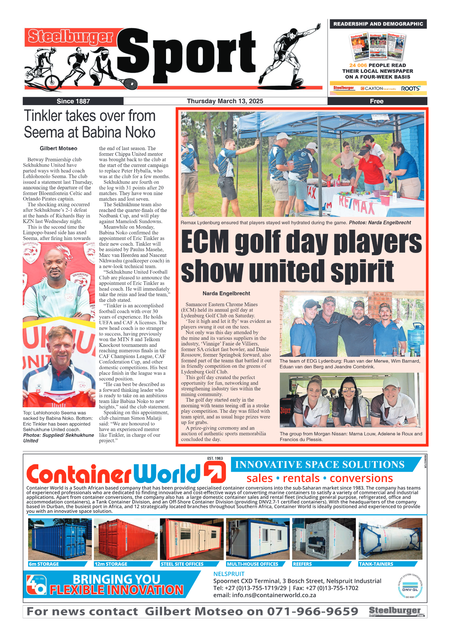 Steelburger News 14 March 2025 page 8