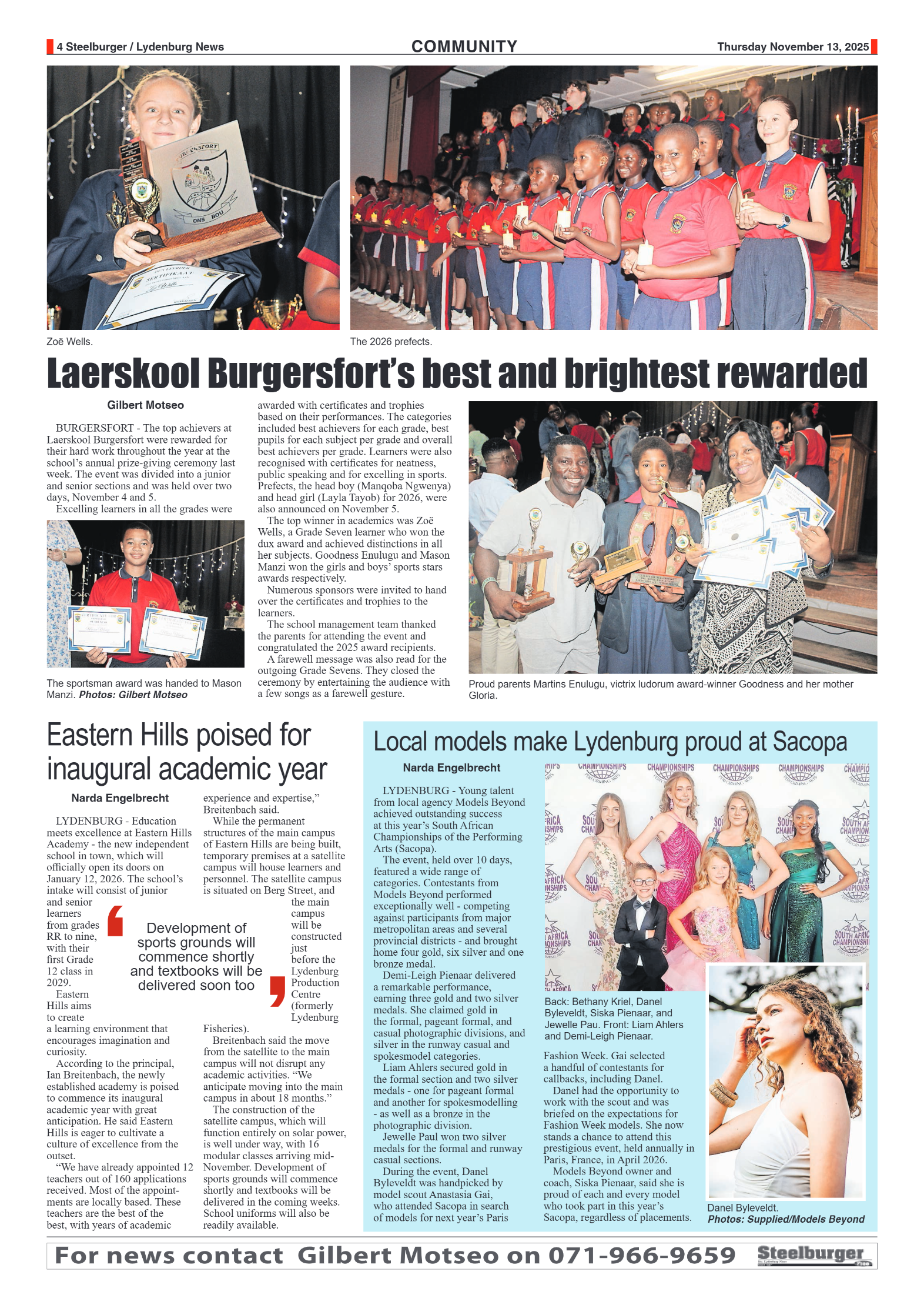 Steelburger News 13 November 2025 page 4
