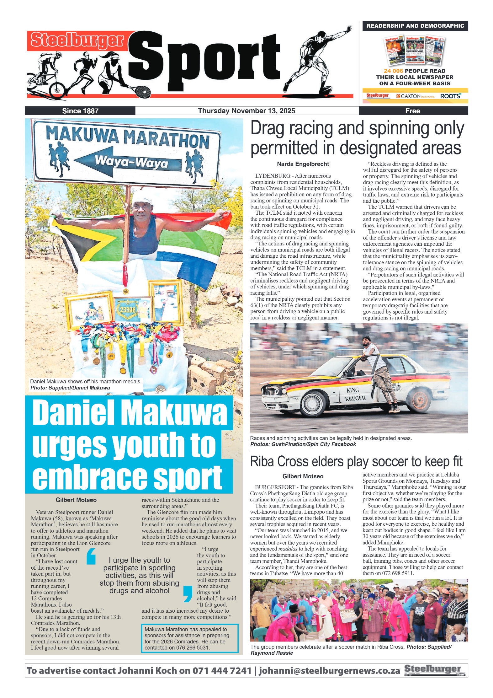 Steelburger News 13 November 2025 page 8