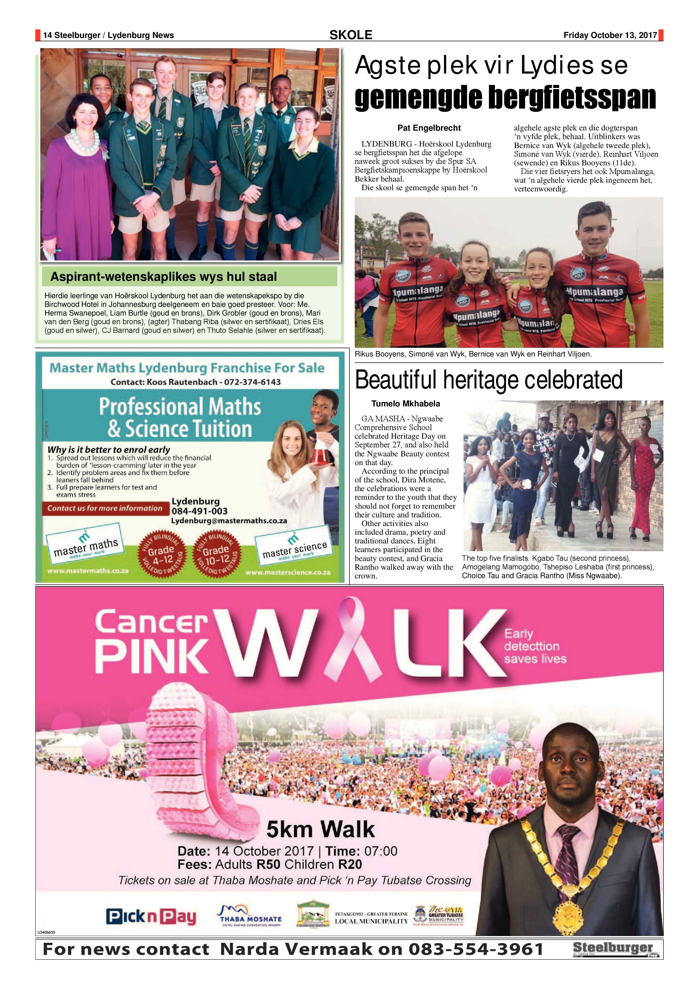 Steelburger News 13 October 2017 page 14