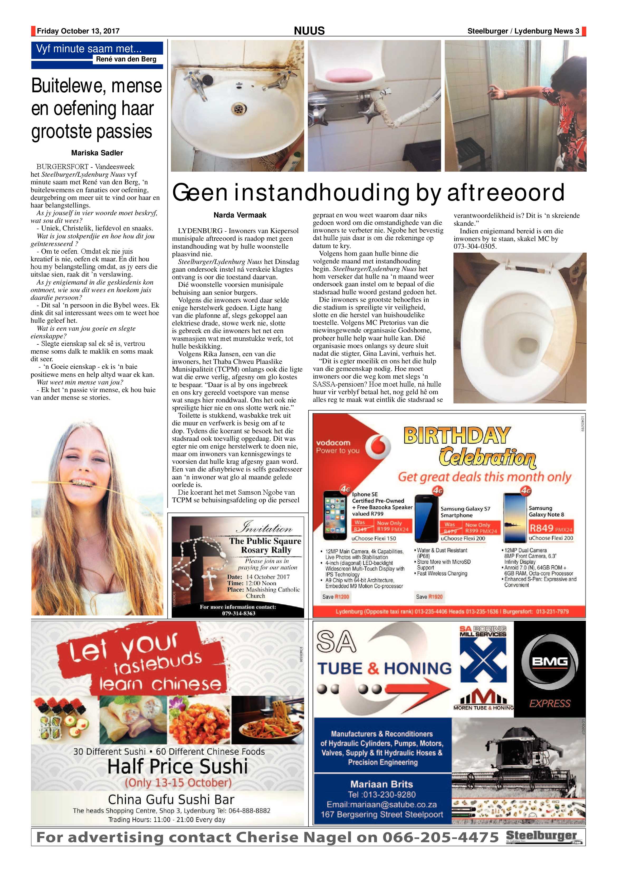 Steelburger News 13 October 2017 page 3
