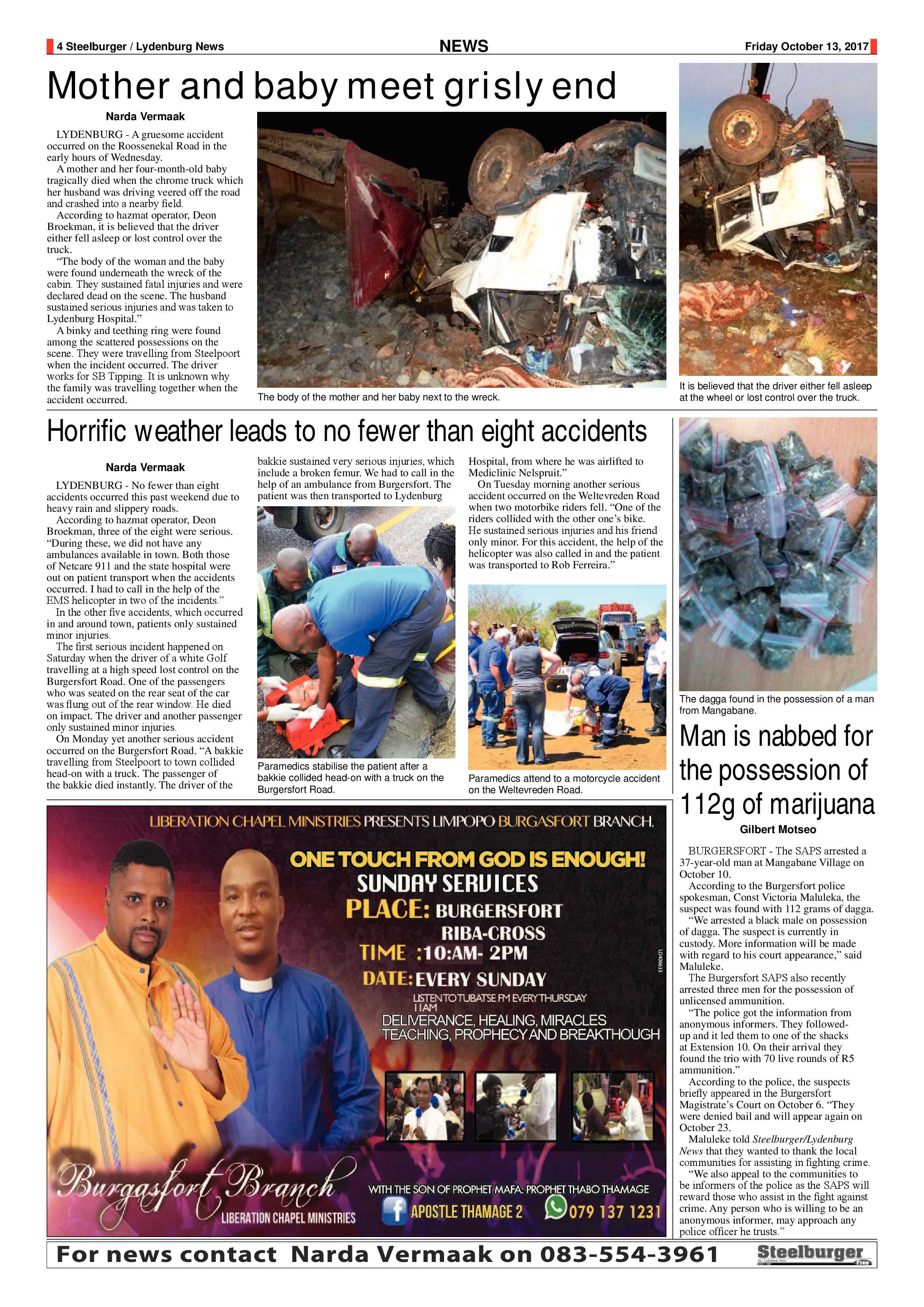 Steelburger News 13 October 2017 page 4