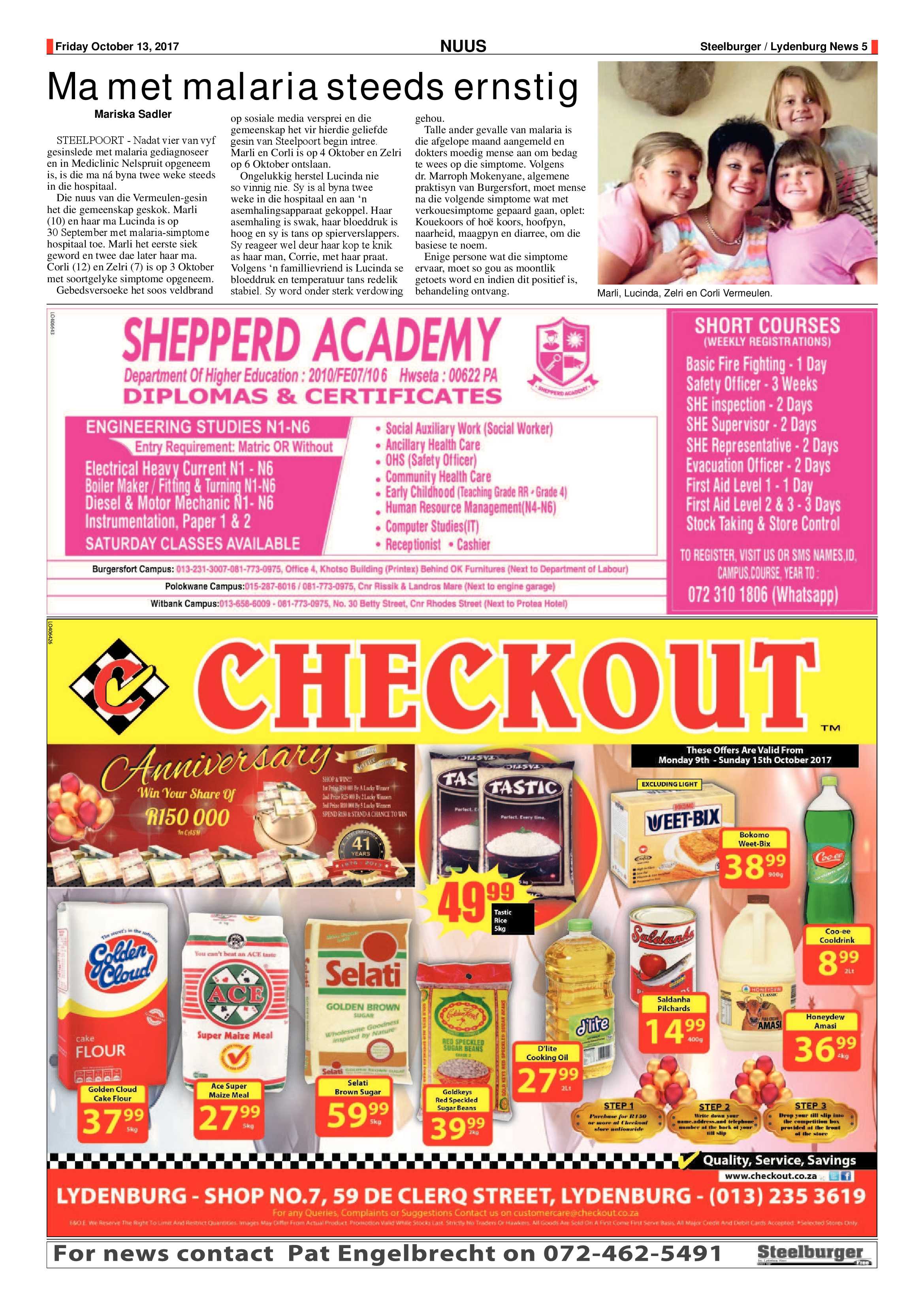 Steelburger News 13 October 2017 page 5