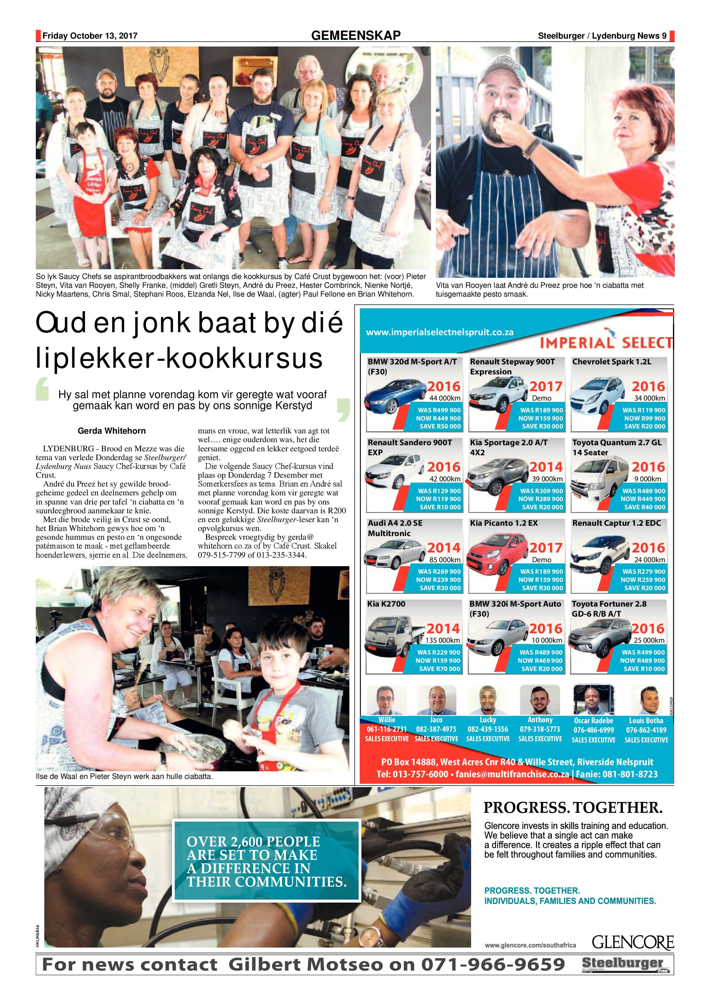 Steelburger News 13 October 2017 page 9