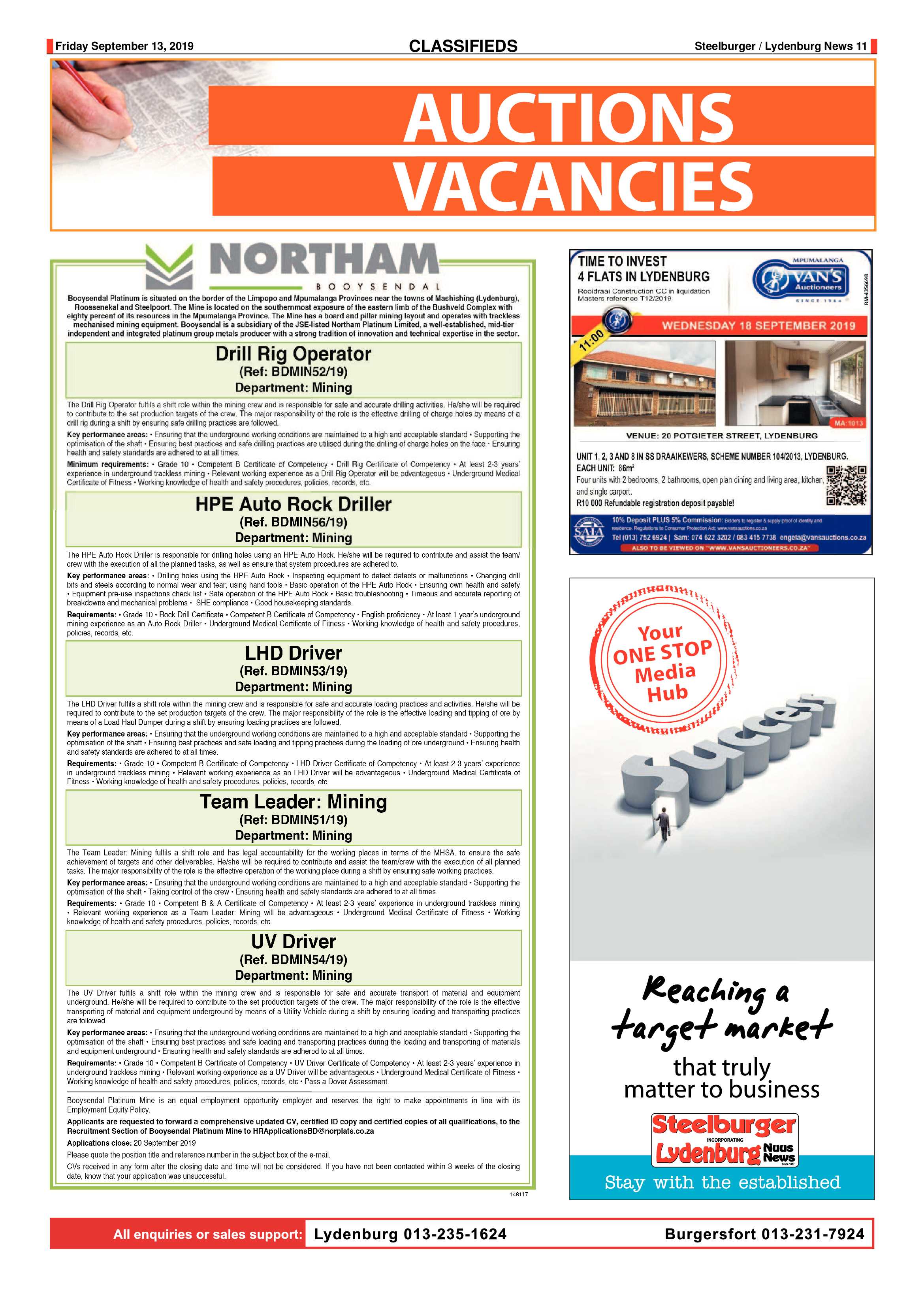 Steelburger News 13 September 2019 page 11