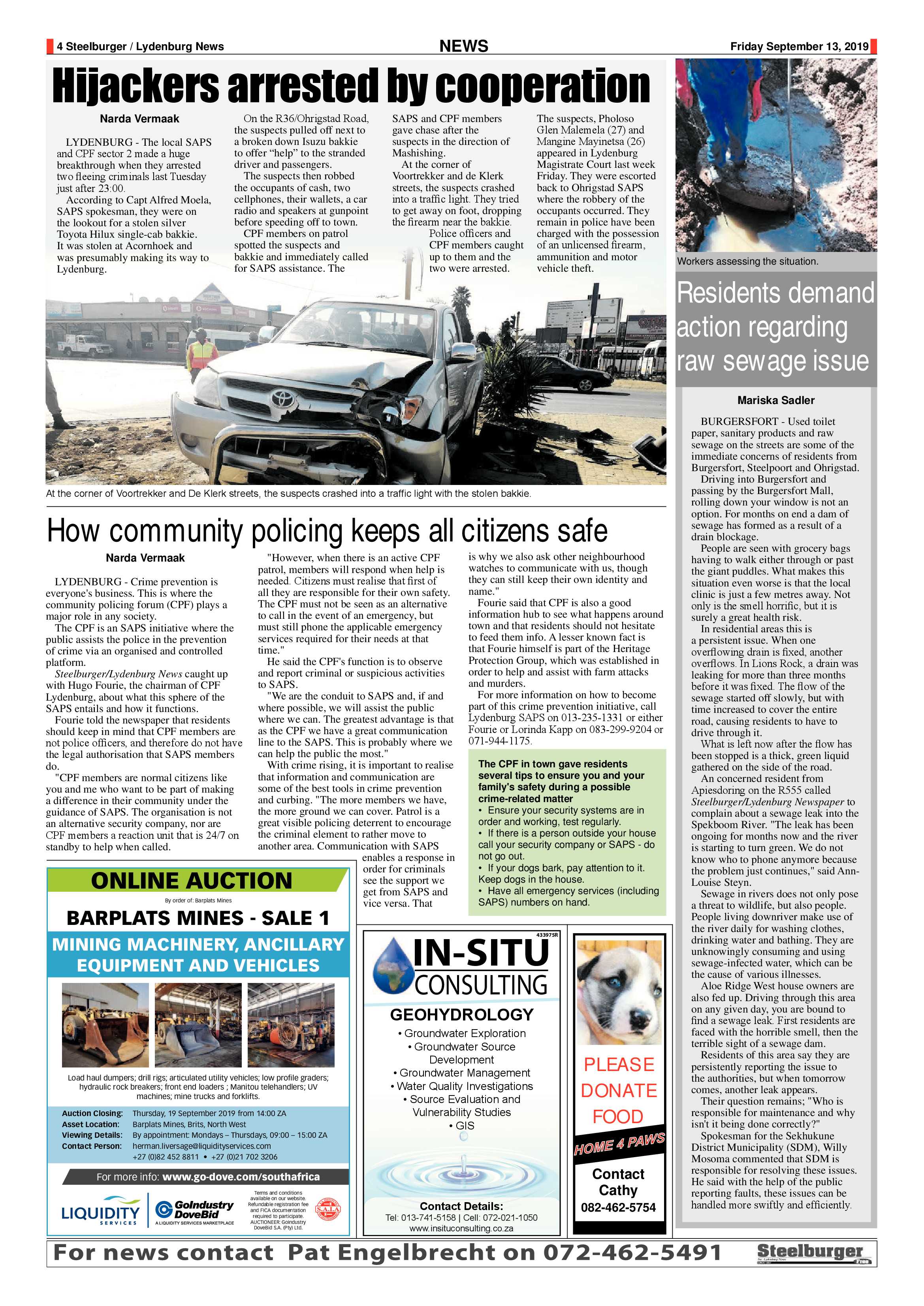 Steelburger News 13 September 2019 page 4