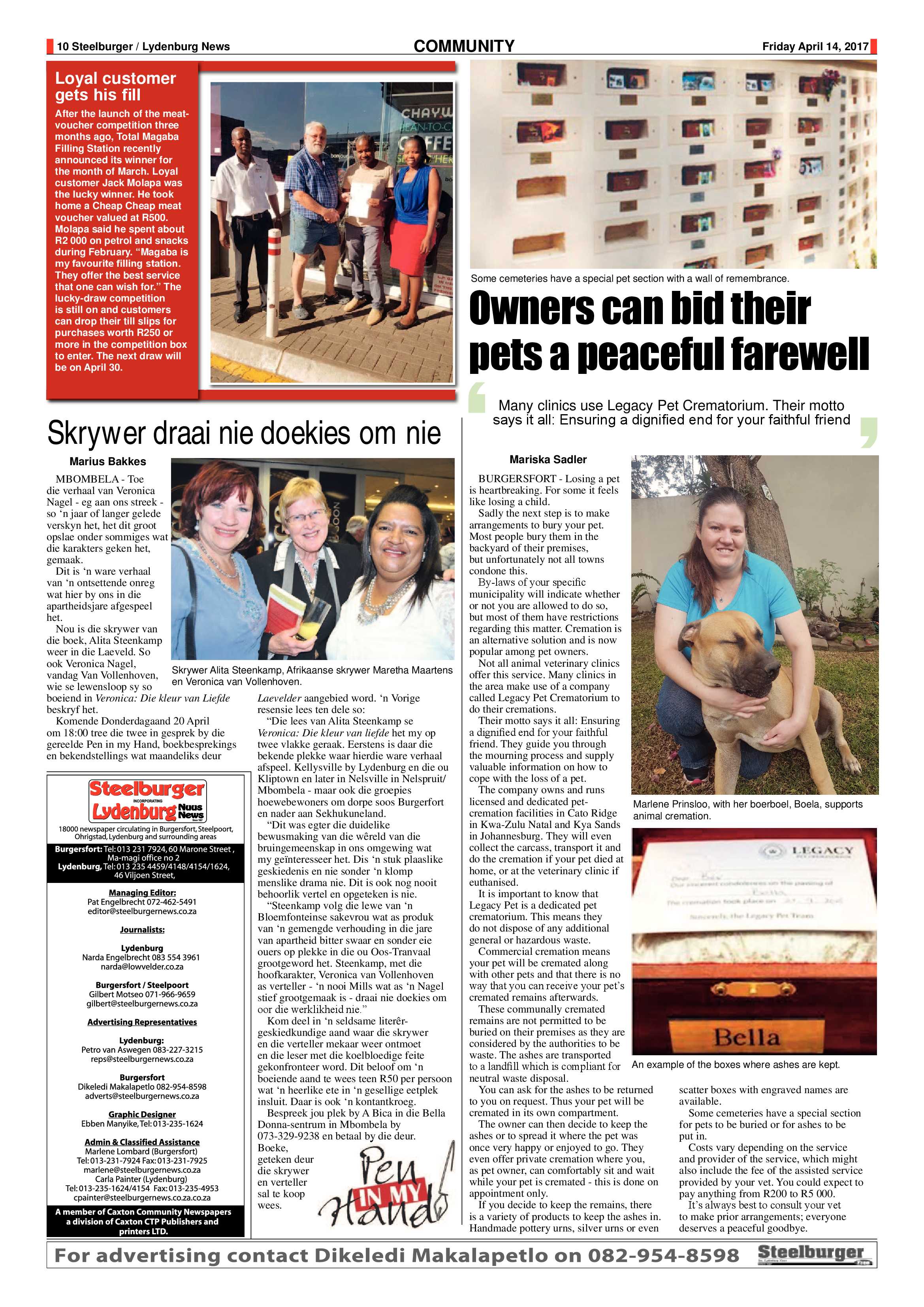 Steelburger News 14 April 2017 page 10