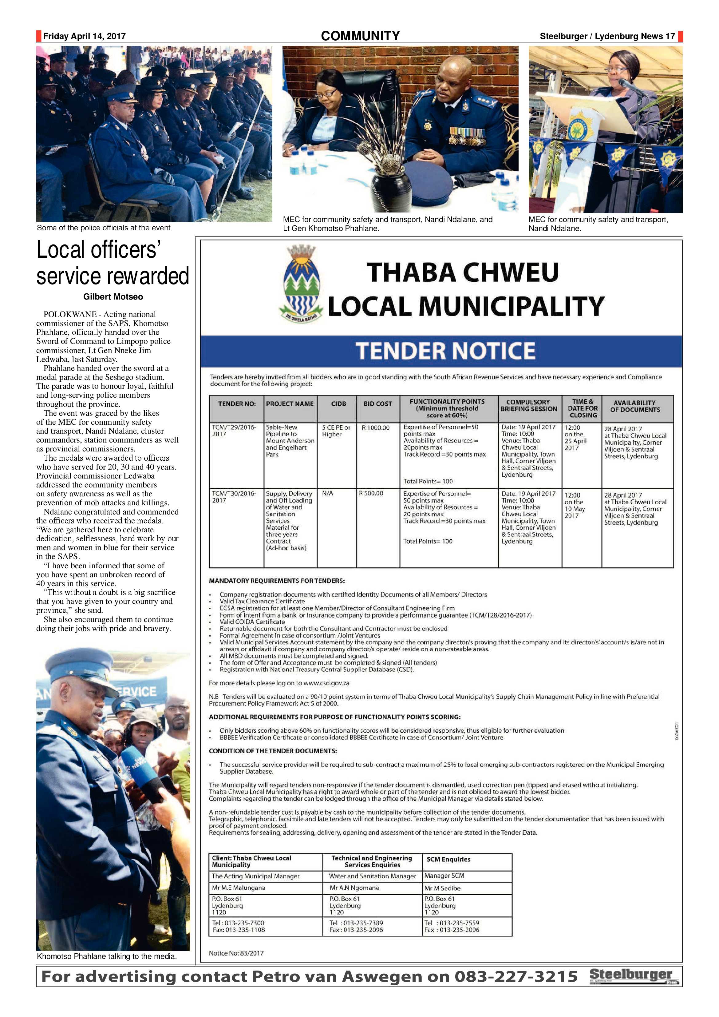 Steelburger News 14 April 2017 page 17