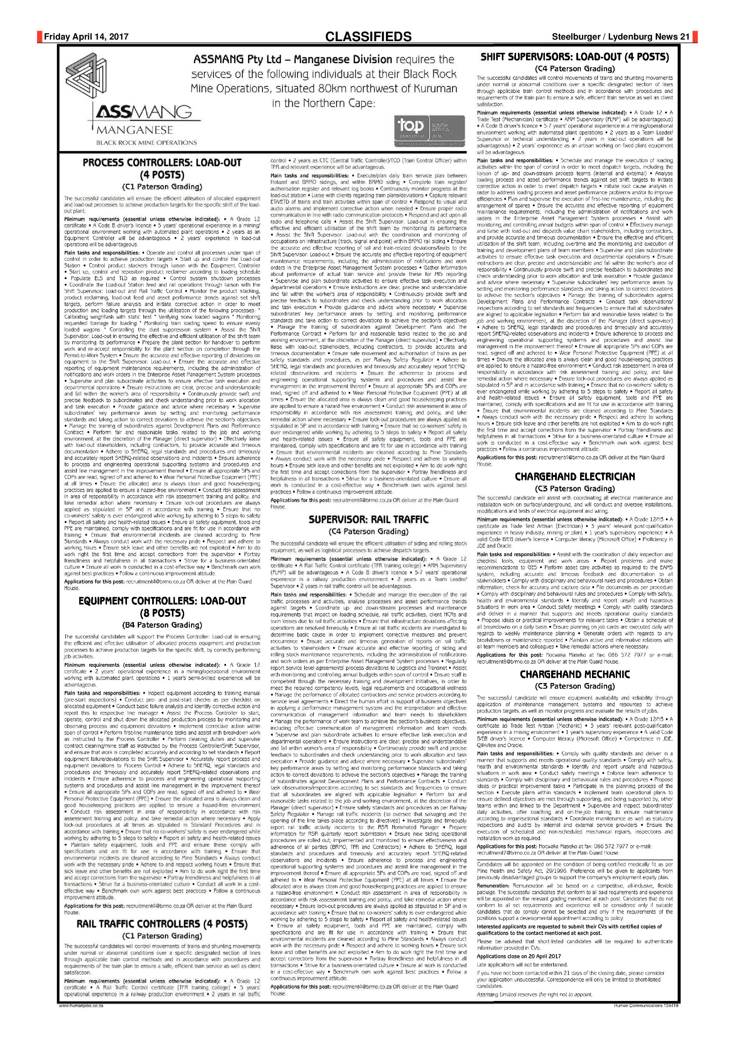 Steelburger News 14 April 2017 page 21