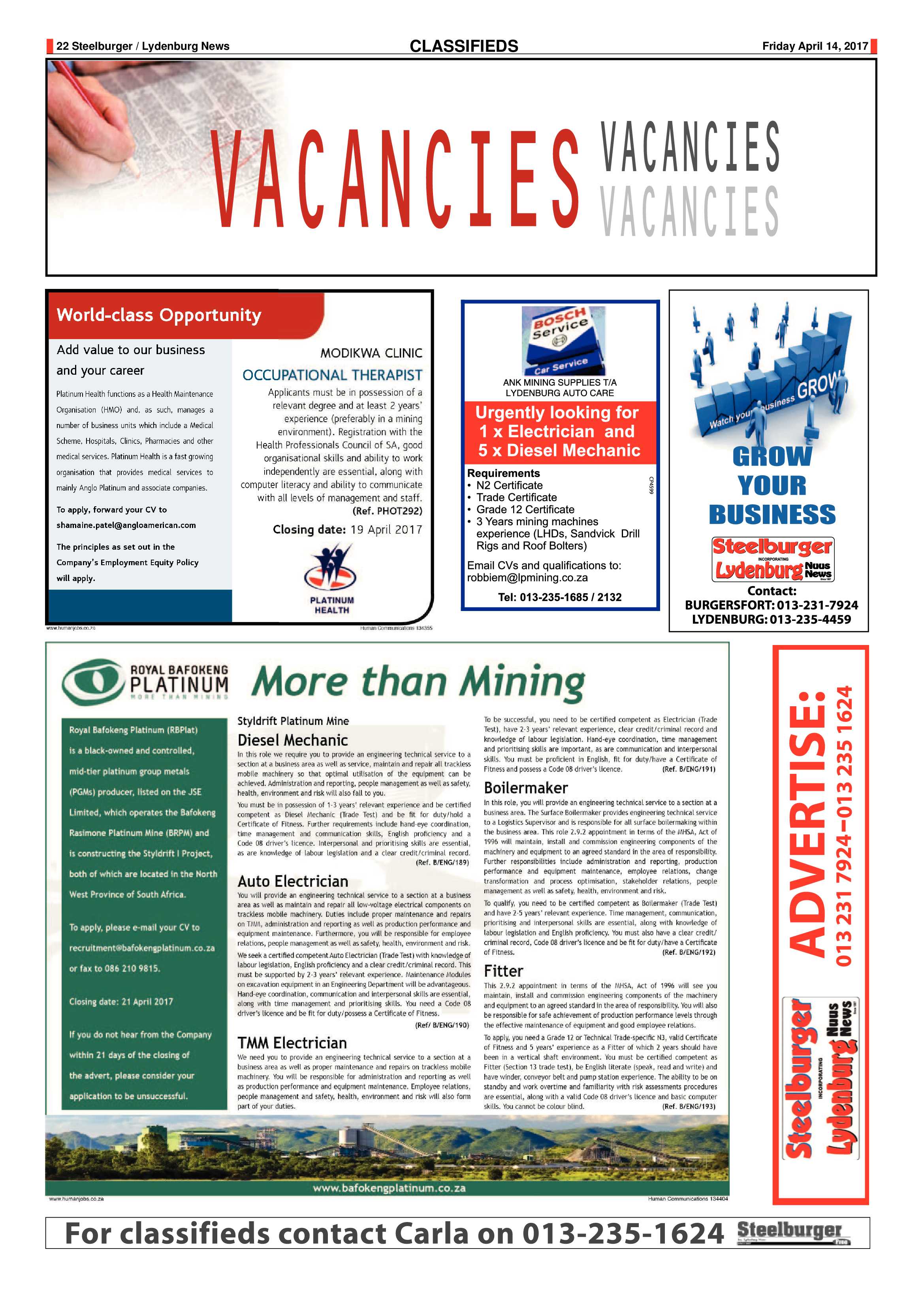 Steelburger News 14 April 2017 page 22