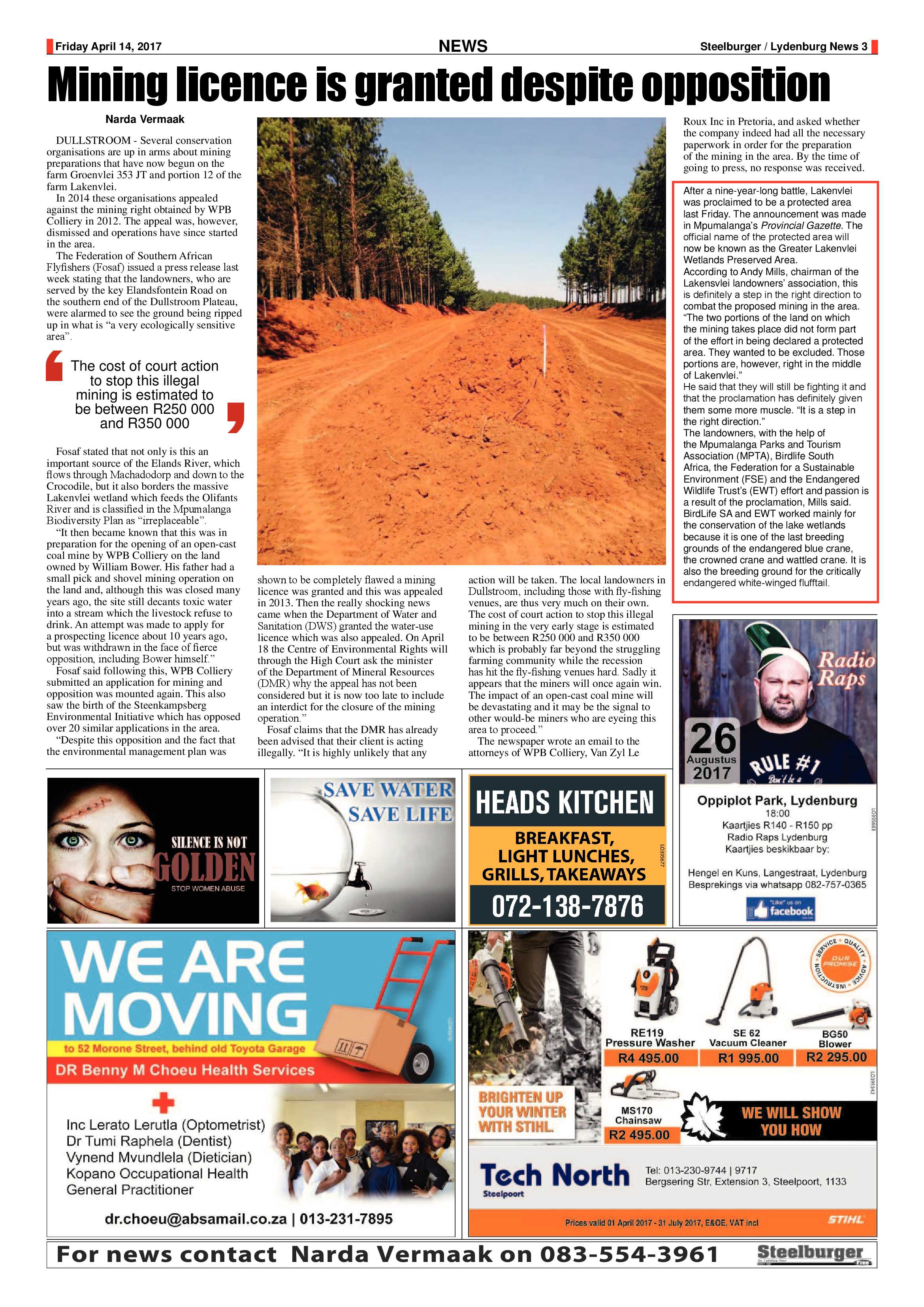 Steelburger News 14 April 2017 page 3