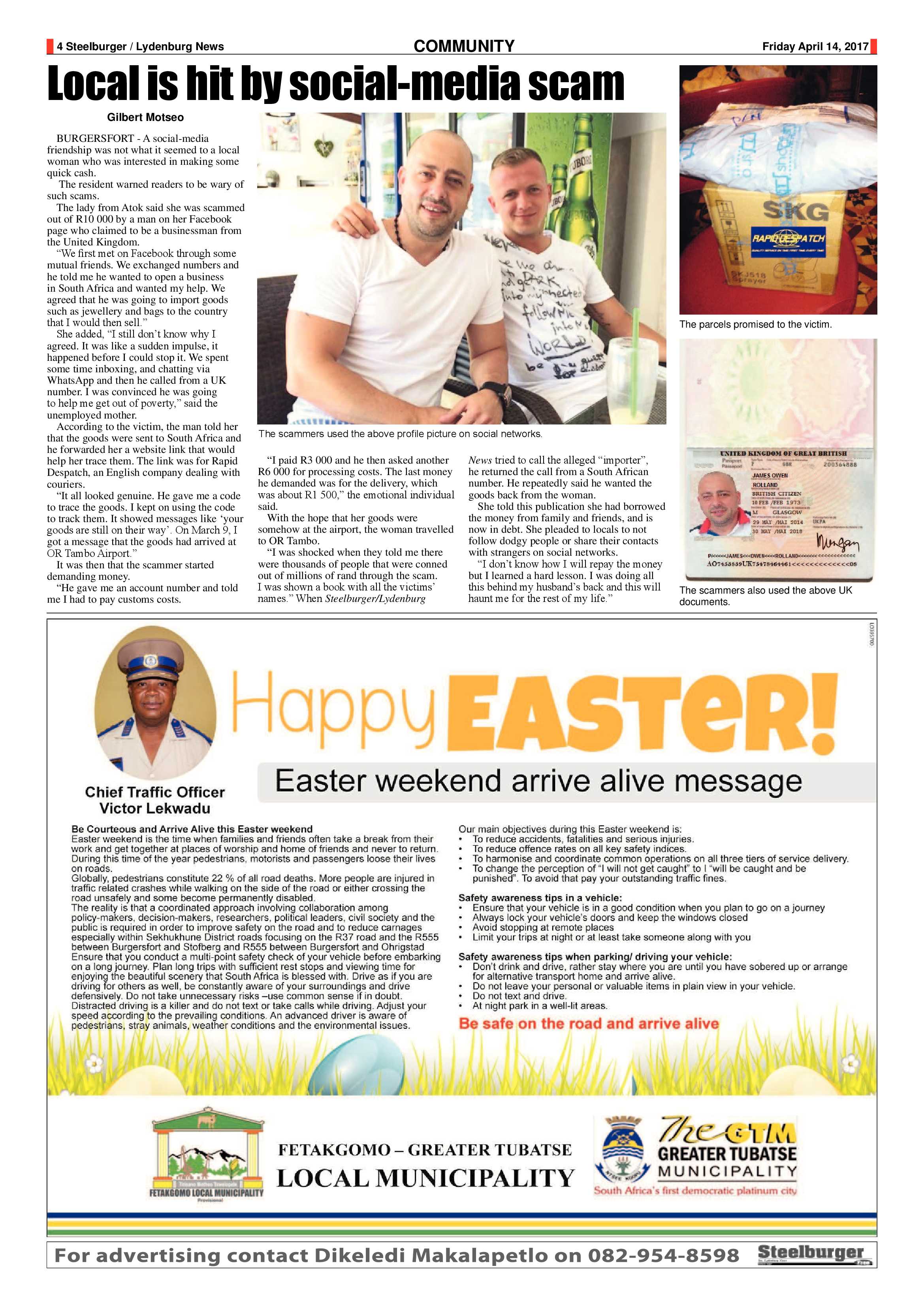 Steelburger News 14 April 2017 page 4