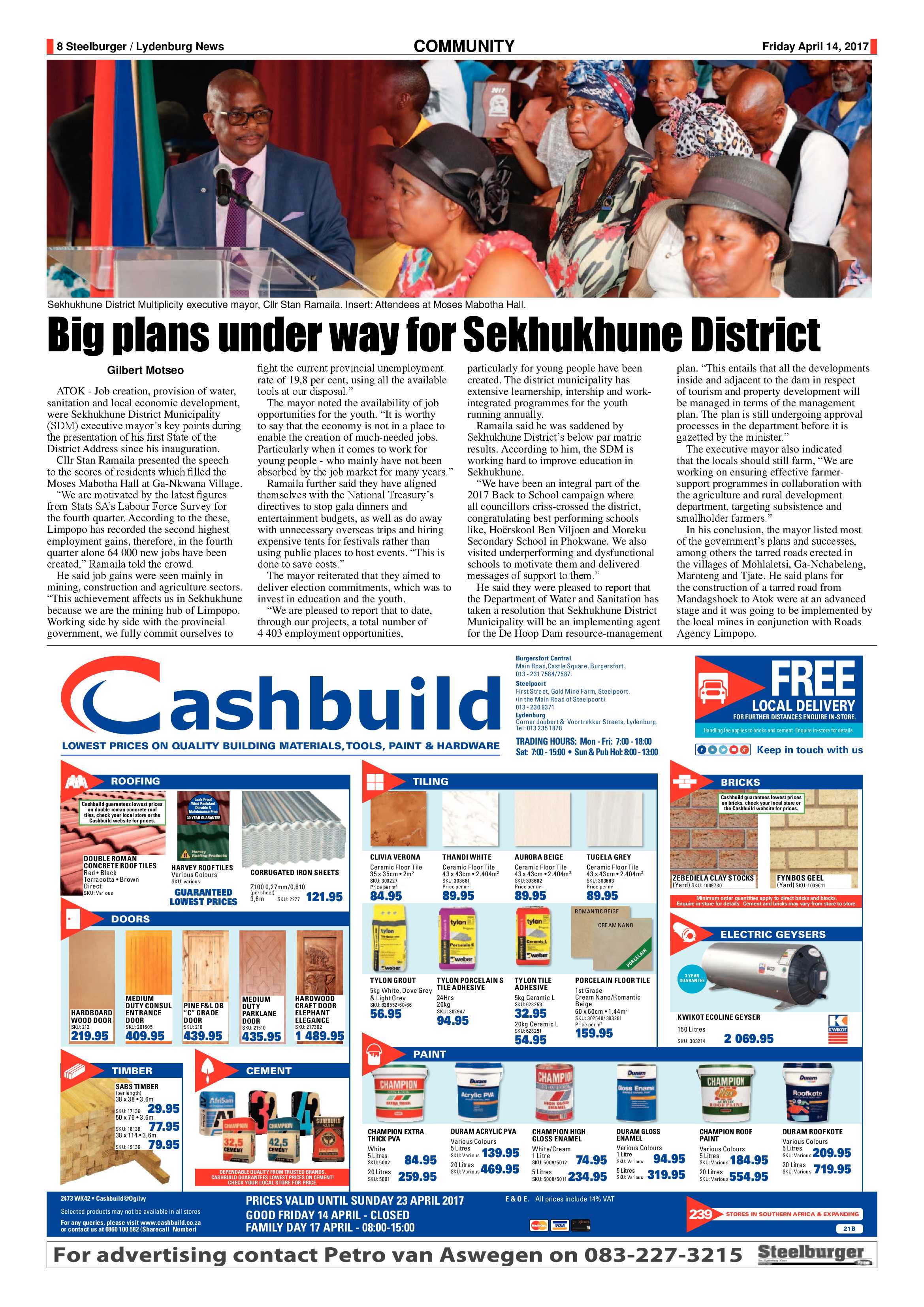 Steelburger News 14 April 2017 page 8